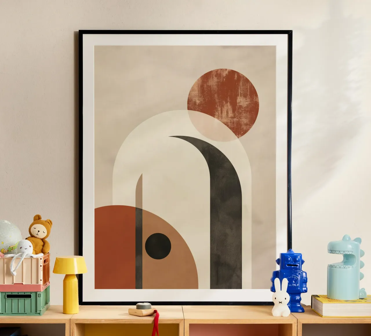 Abstract boho geometry hahnemühle by Whole©