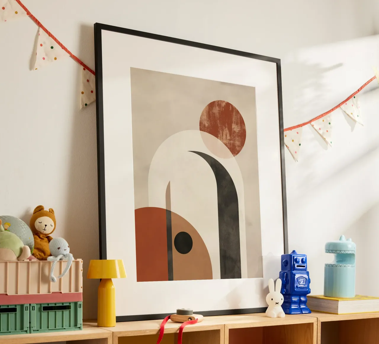 Abstract boho geometry hahnemühle by Whole©