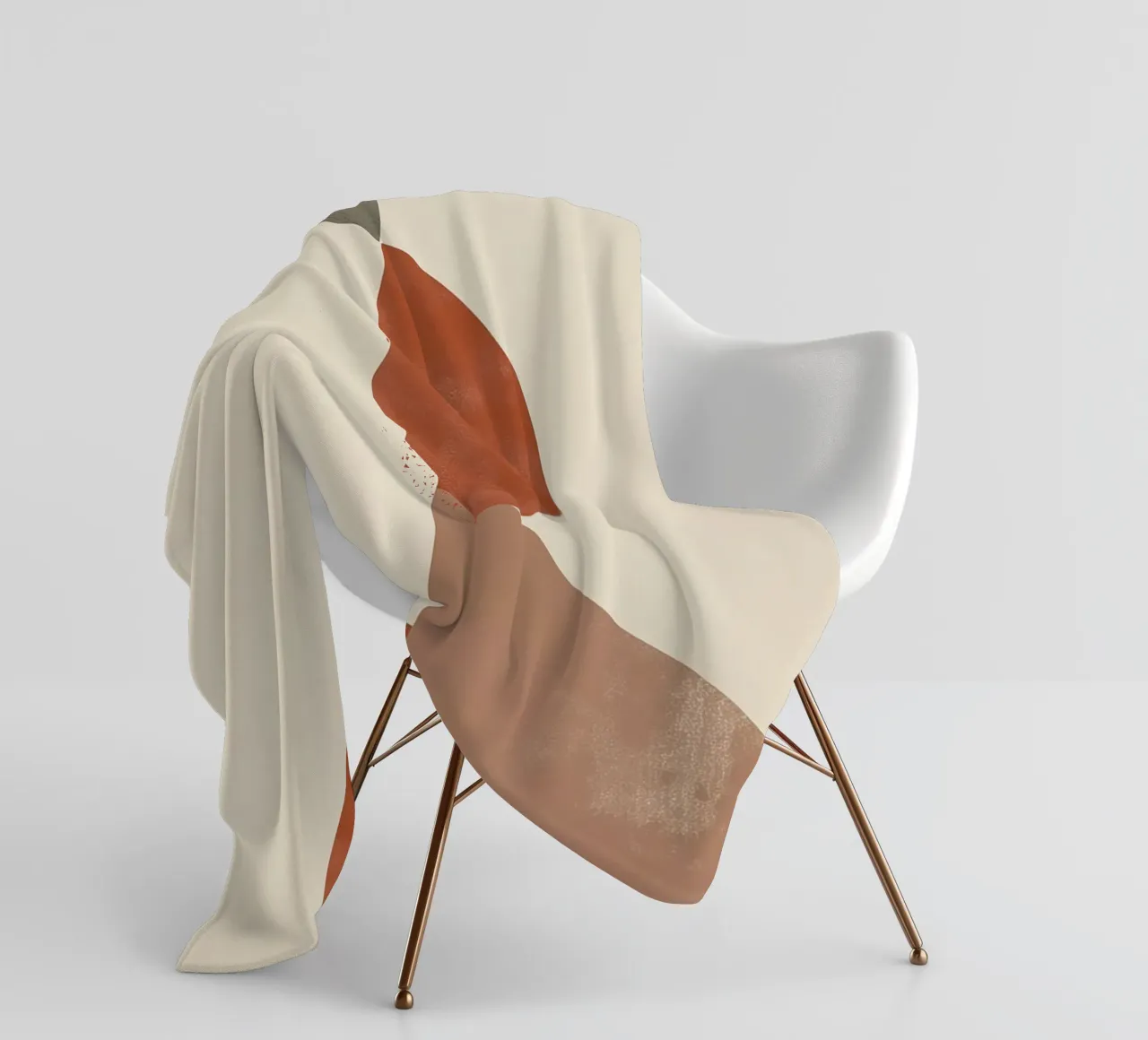 Sagome astratte coperta in pile da Whole©