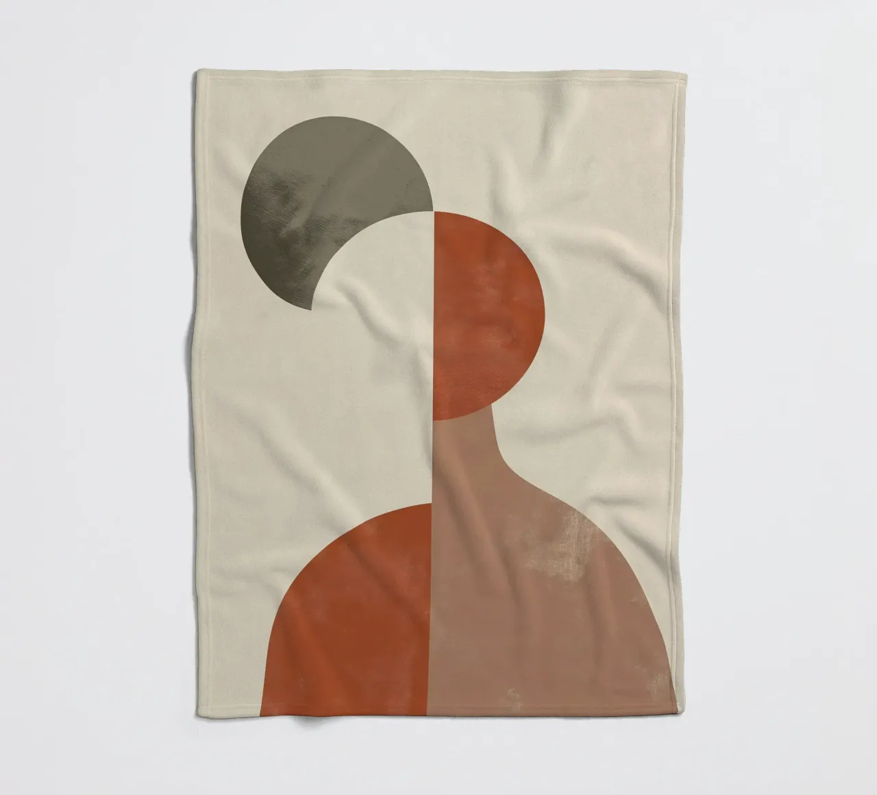 Sagome astratte coperta in pile da Whole©