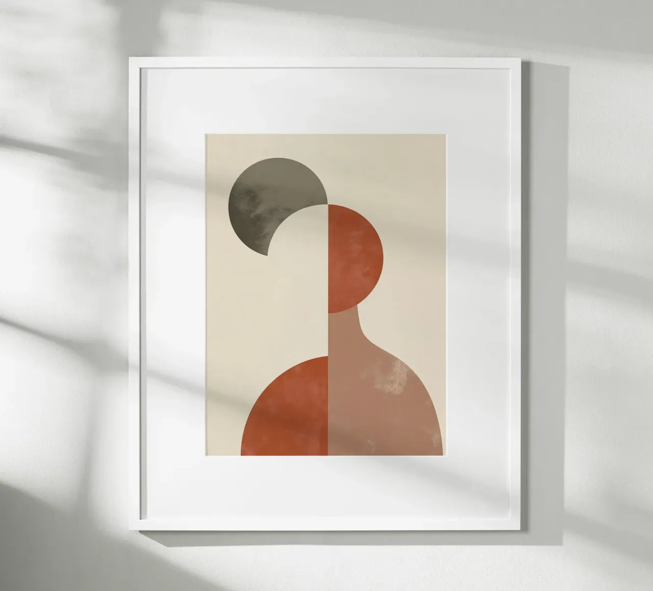 Abstract silhouette art poster by Whole©