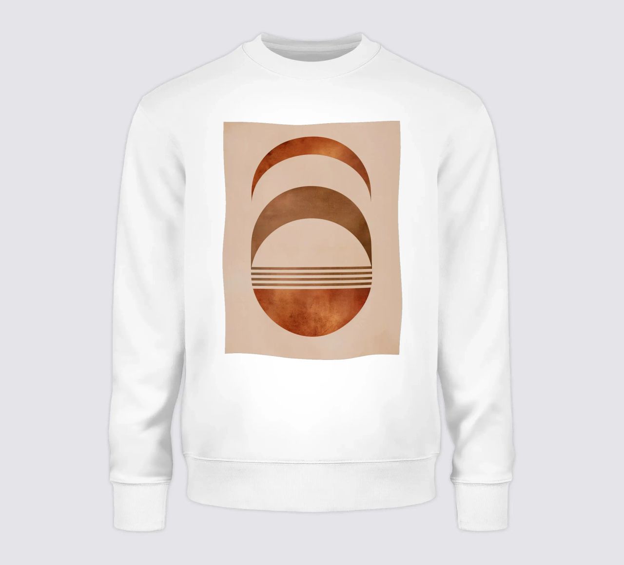 Design boho a semicerchio felpa da Whole©