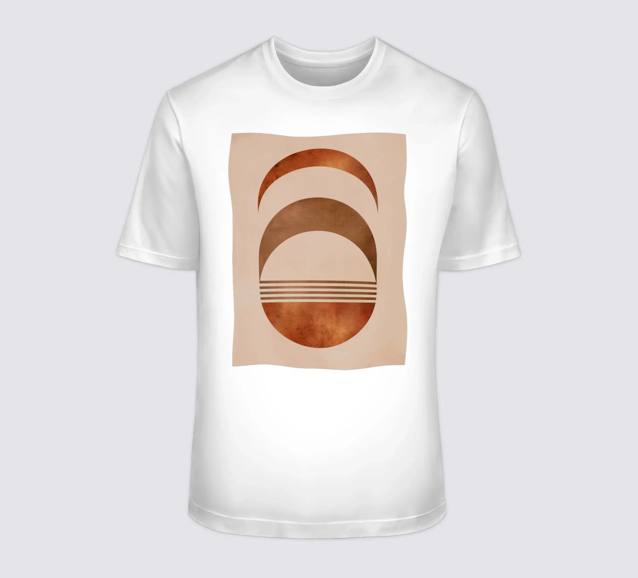 Design boho a semicerchio t-shirt da Whole©