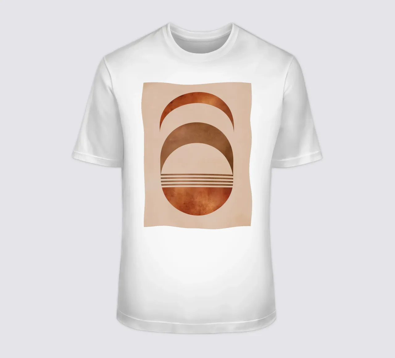 Design boho a semicerchio t-shirt da Whole©
