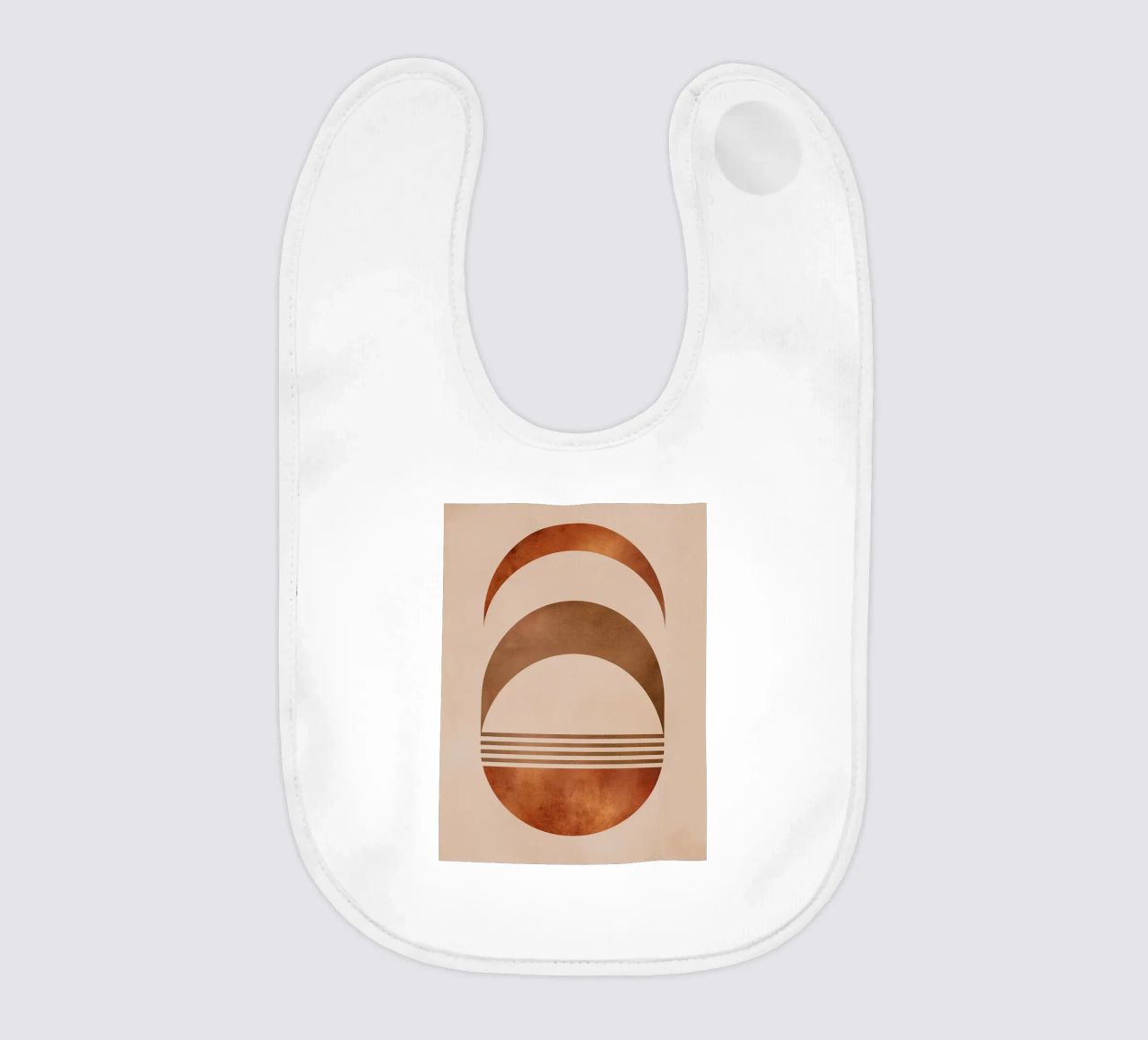 Design boho a semicerchio bavaglino da Whole©