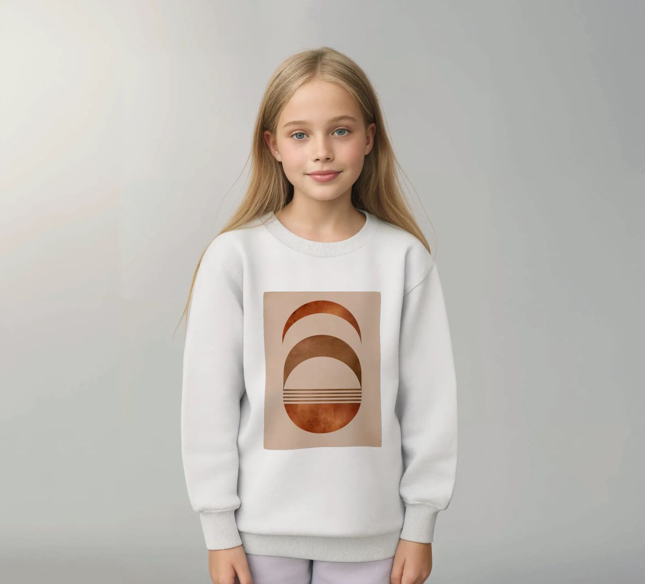 Design boho a semicerchio felpa bambino da Whole©