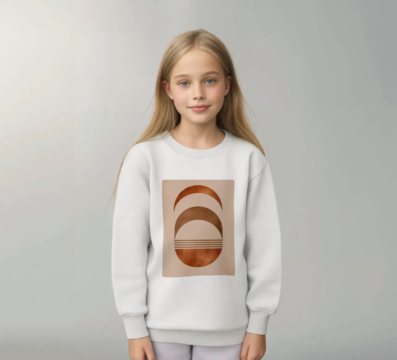 Design boho a semicerchio felpa bambino da Whole©