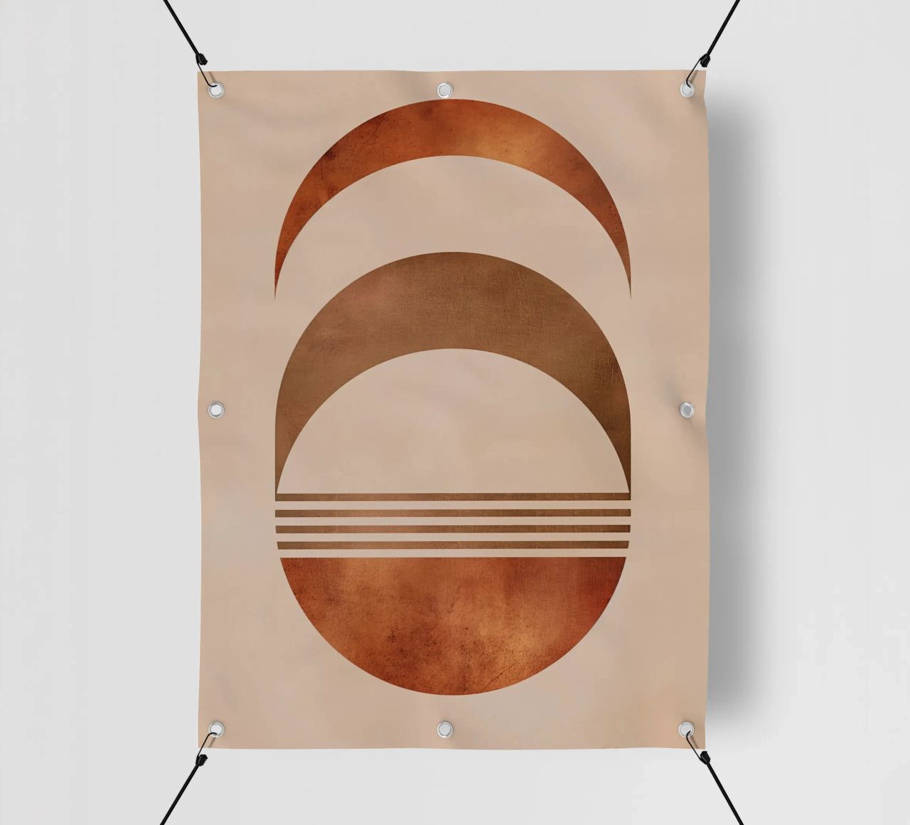 Design boho a semicerchio telo in pvc da Whole©
