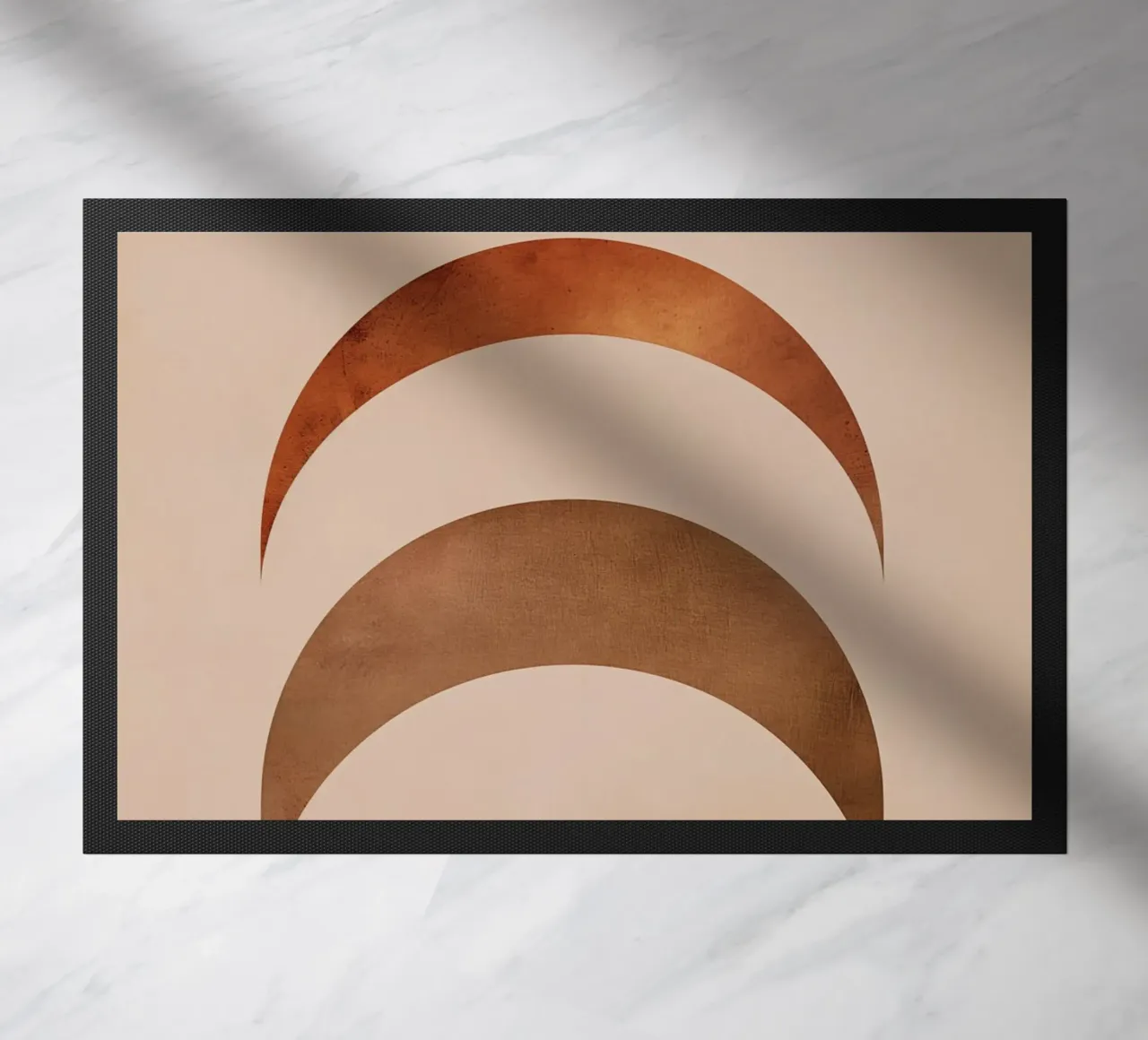 Boho Halbkreis Design Fußmatte von Whole©