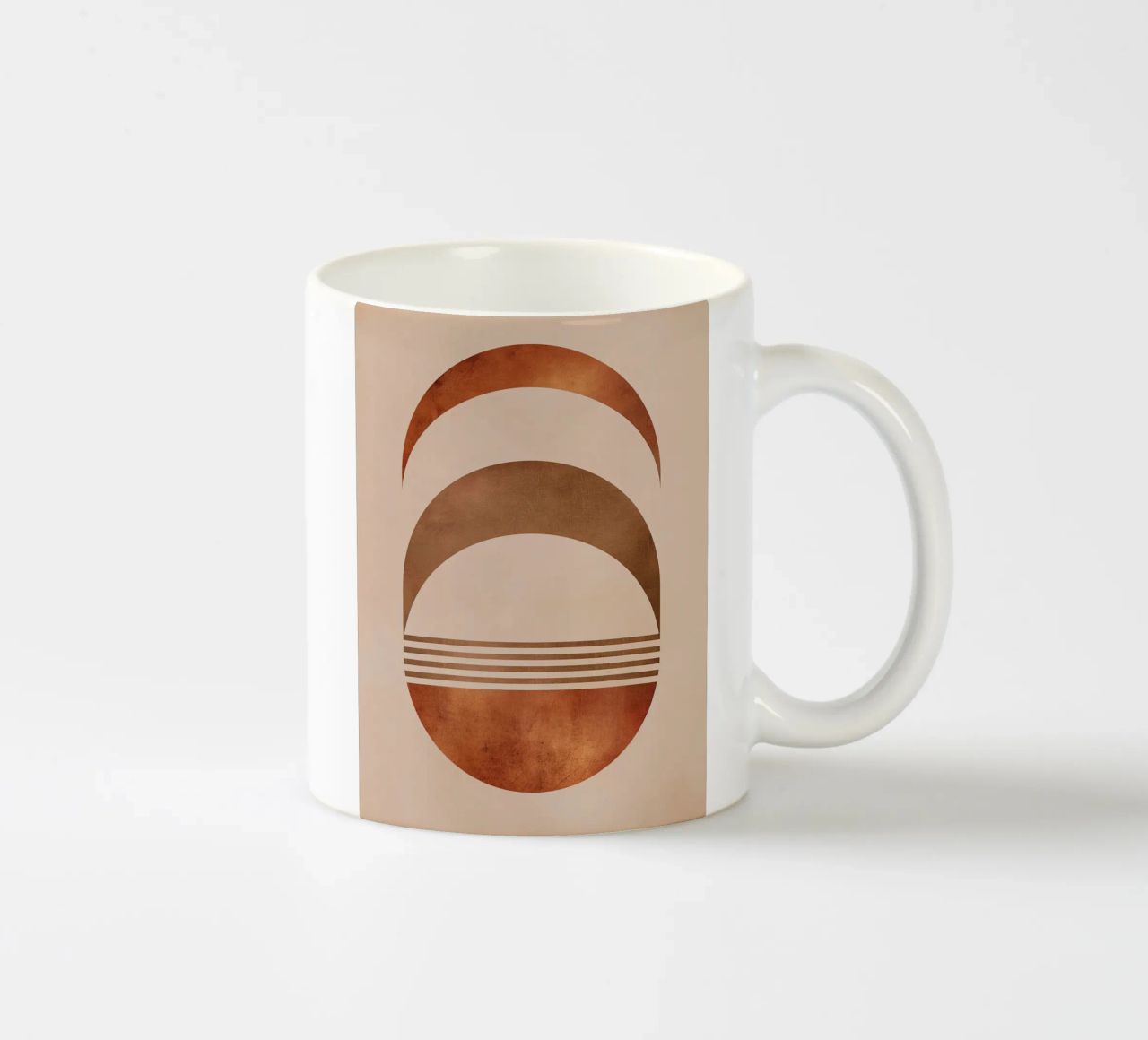 Design boho a semicerchio tazza in ceramica da Whole©