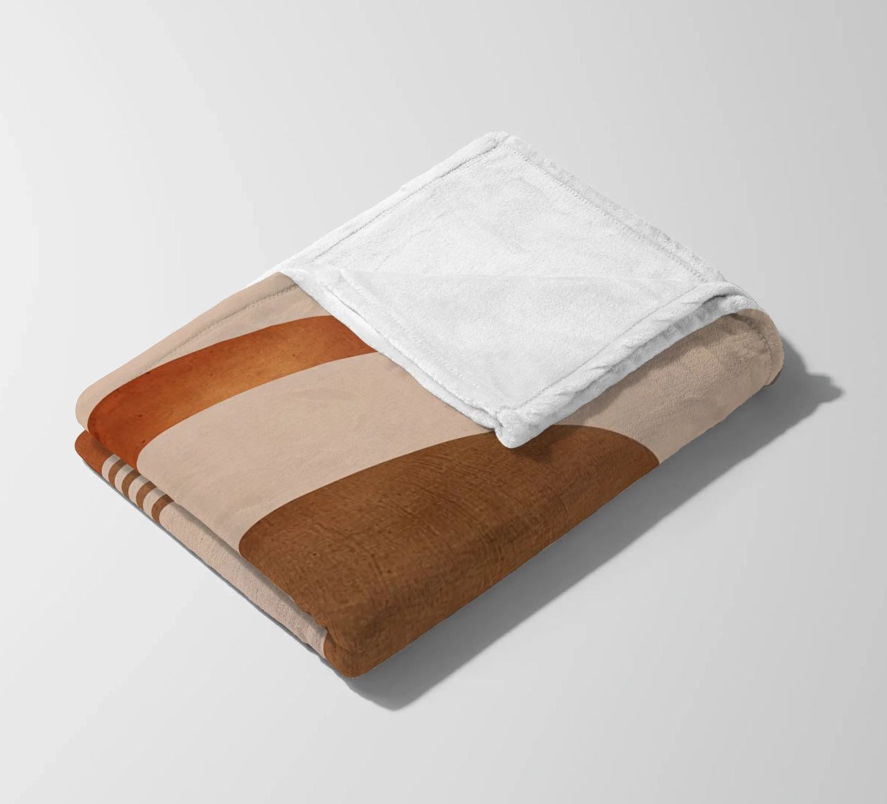 Design boho a semicerchio coperta in pile da Whole©