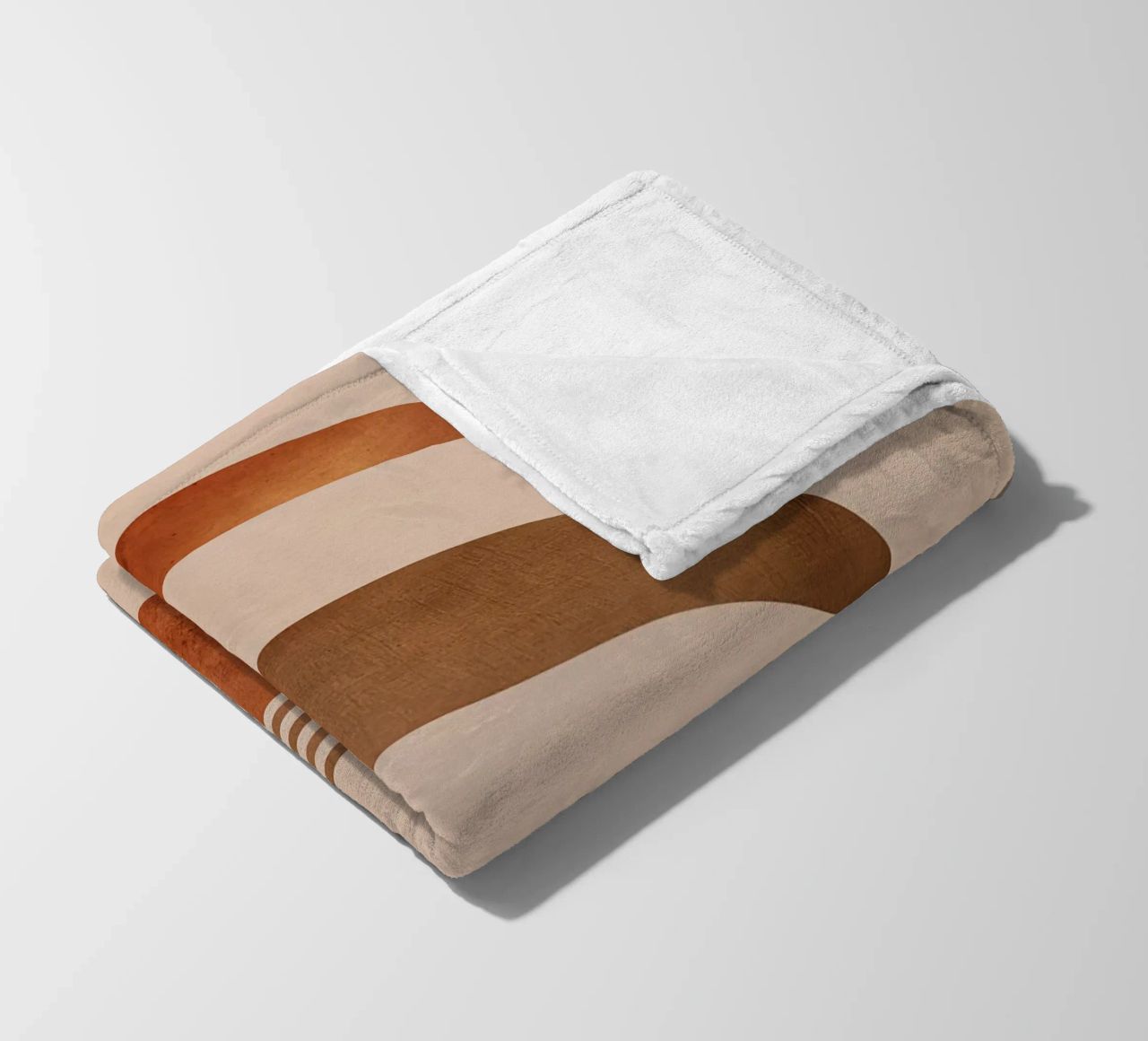 Design boho a semicerchio coperta in pile da Whole©
