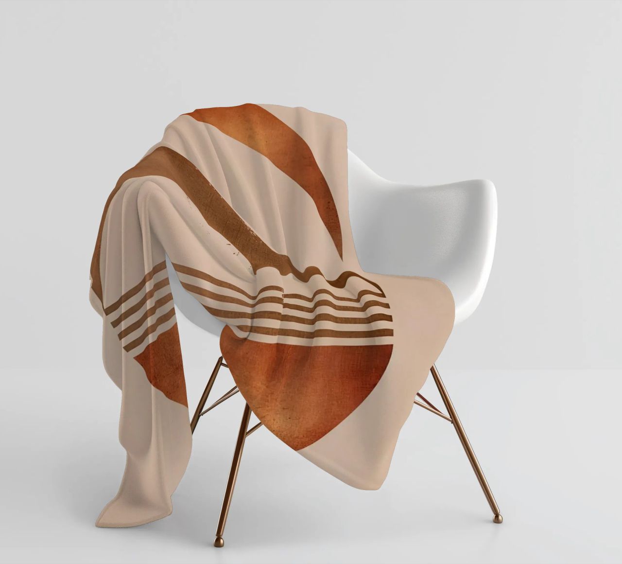Design boho a semicerchio coperta in pile da Whole©
