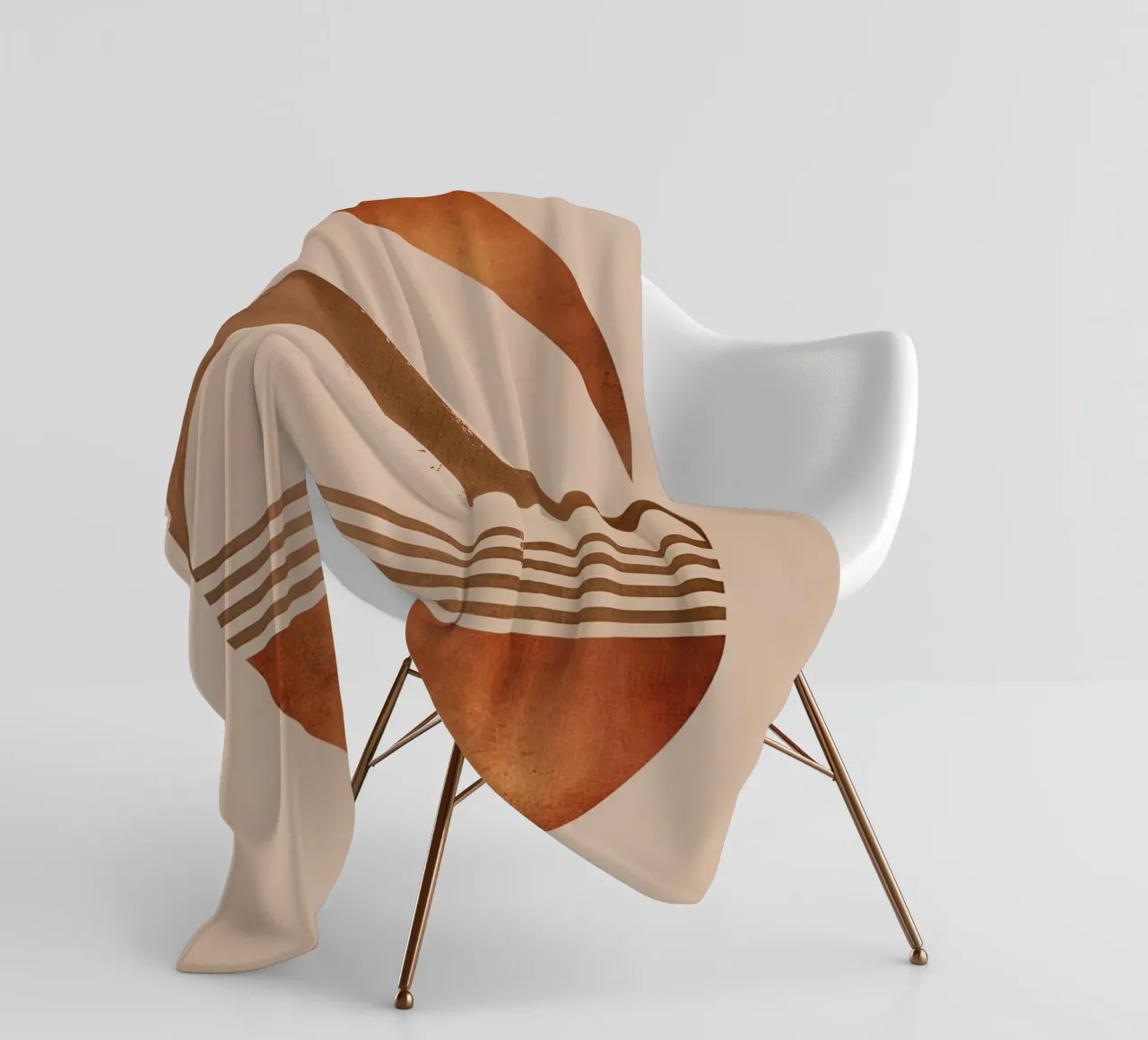 Design boho a semicerchio coperta in pile da Whole©