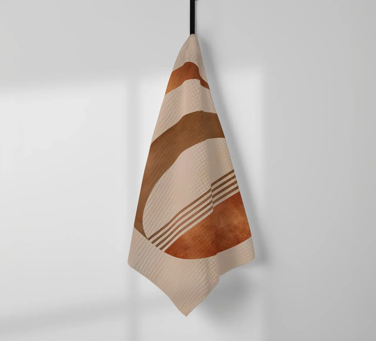 Design boho en demi-cercle torchon de Whole©
