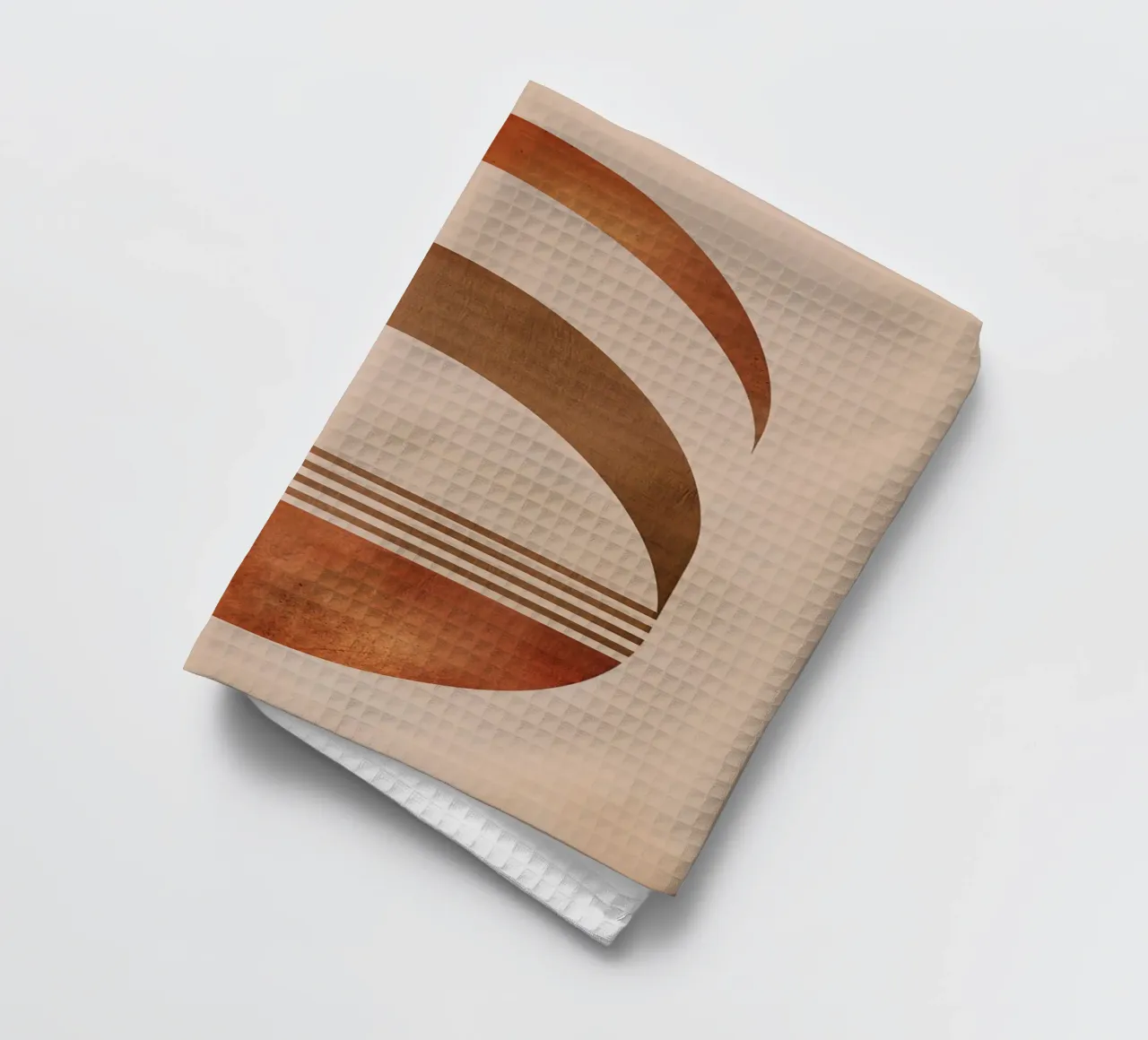 Design boho en demi-cercle torchon de Whole©