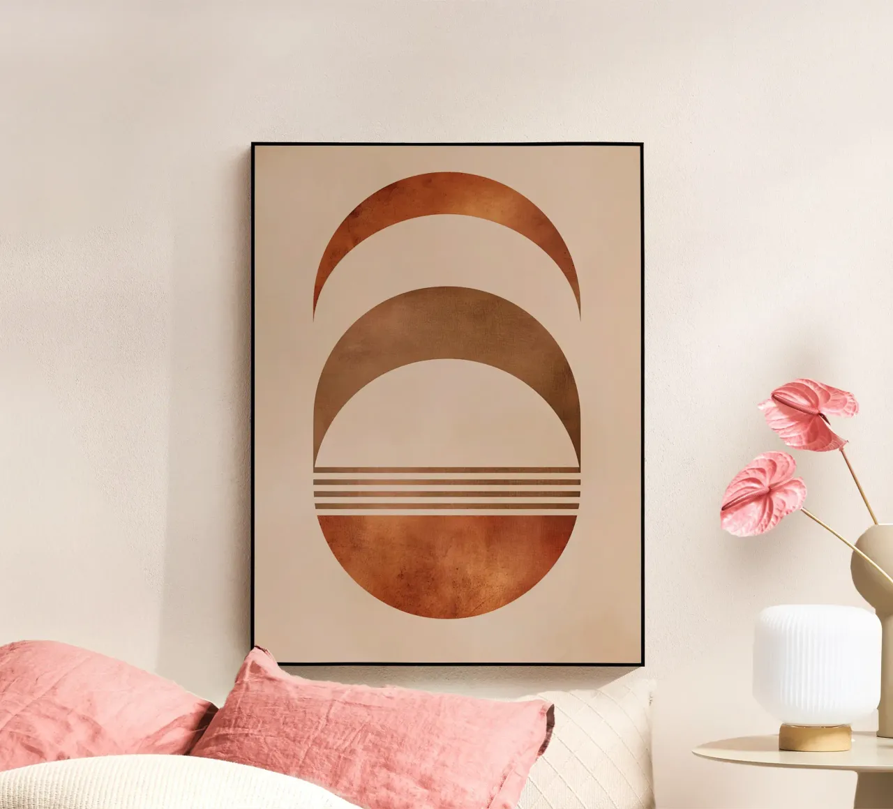 Design boho a semicerchio plexiglass da Whole©