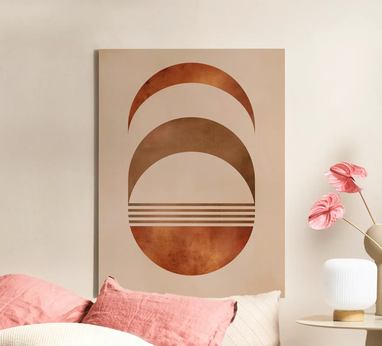 Design boho a semicerchio tela da Whole©