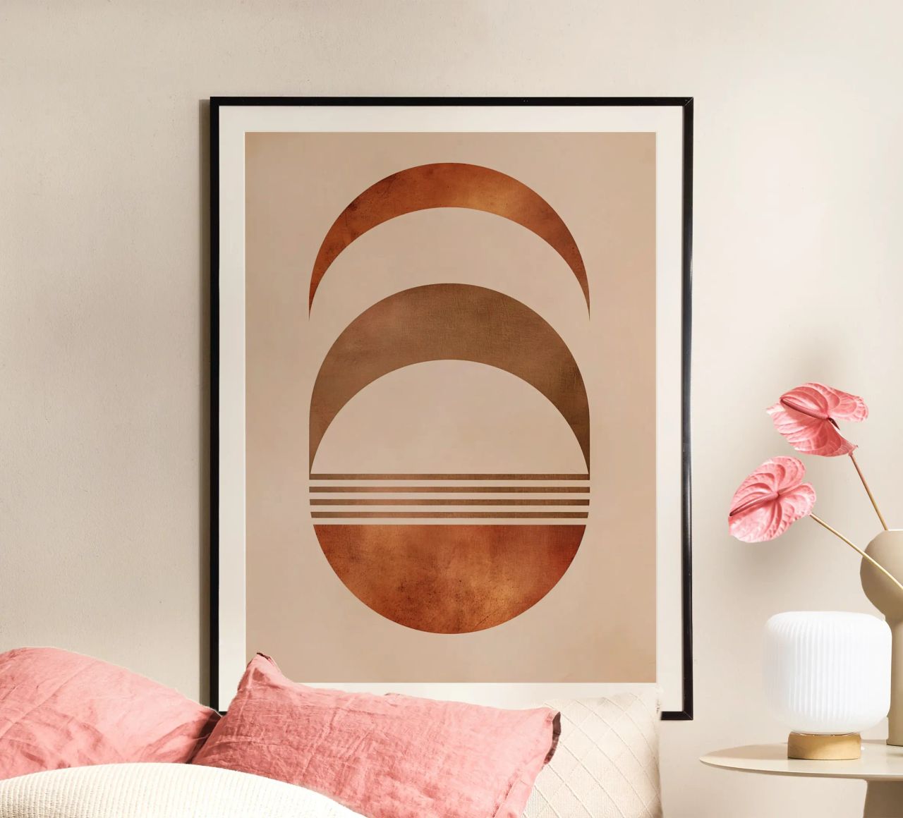 Design boho a semicerchio carta hahnemühle da Whole©