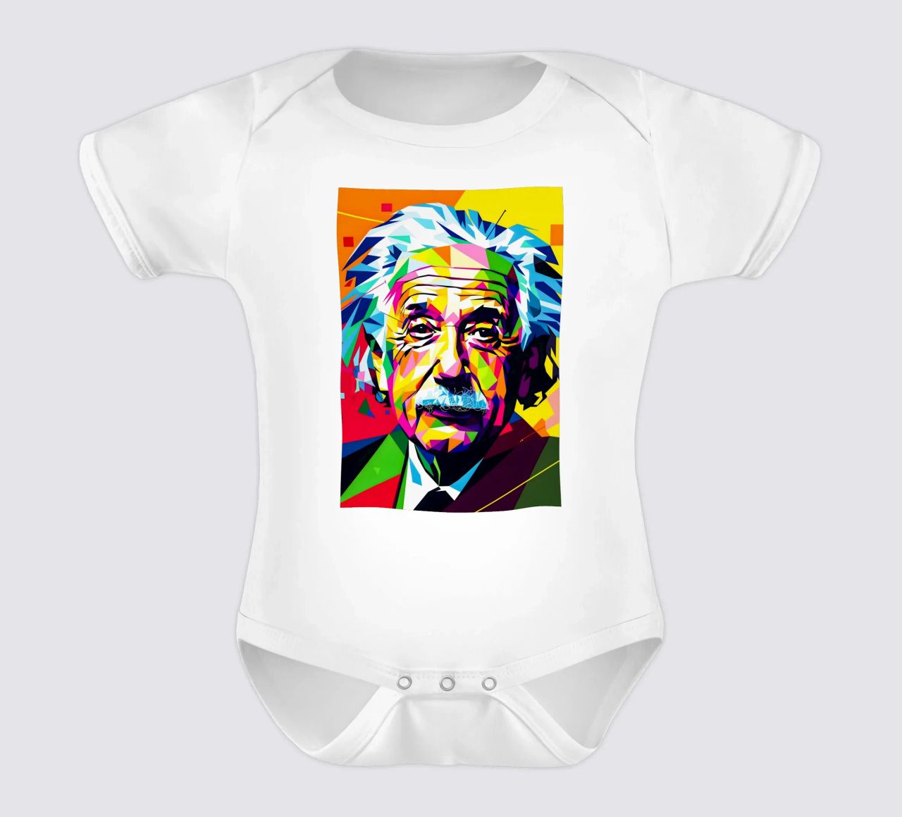 Albert Einstein body neonato maniche corte da HopeStudio
