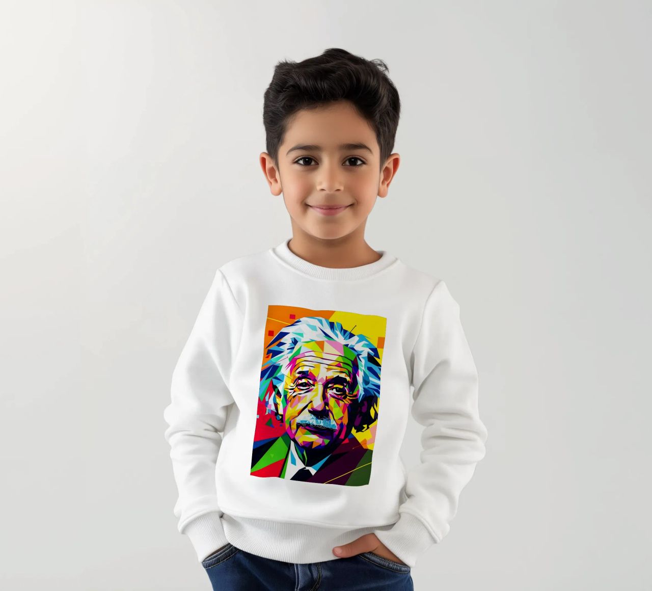 Albert Einstein felpa bambino da HopeStudio