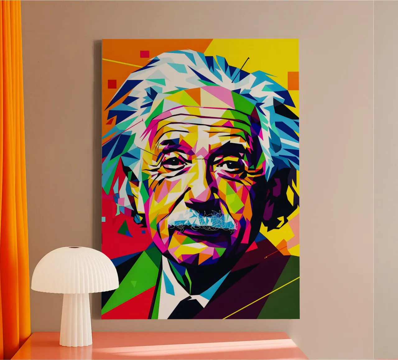 Albert Einstein tela con Cornice a cassetta da HopeStudio
