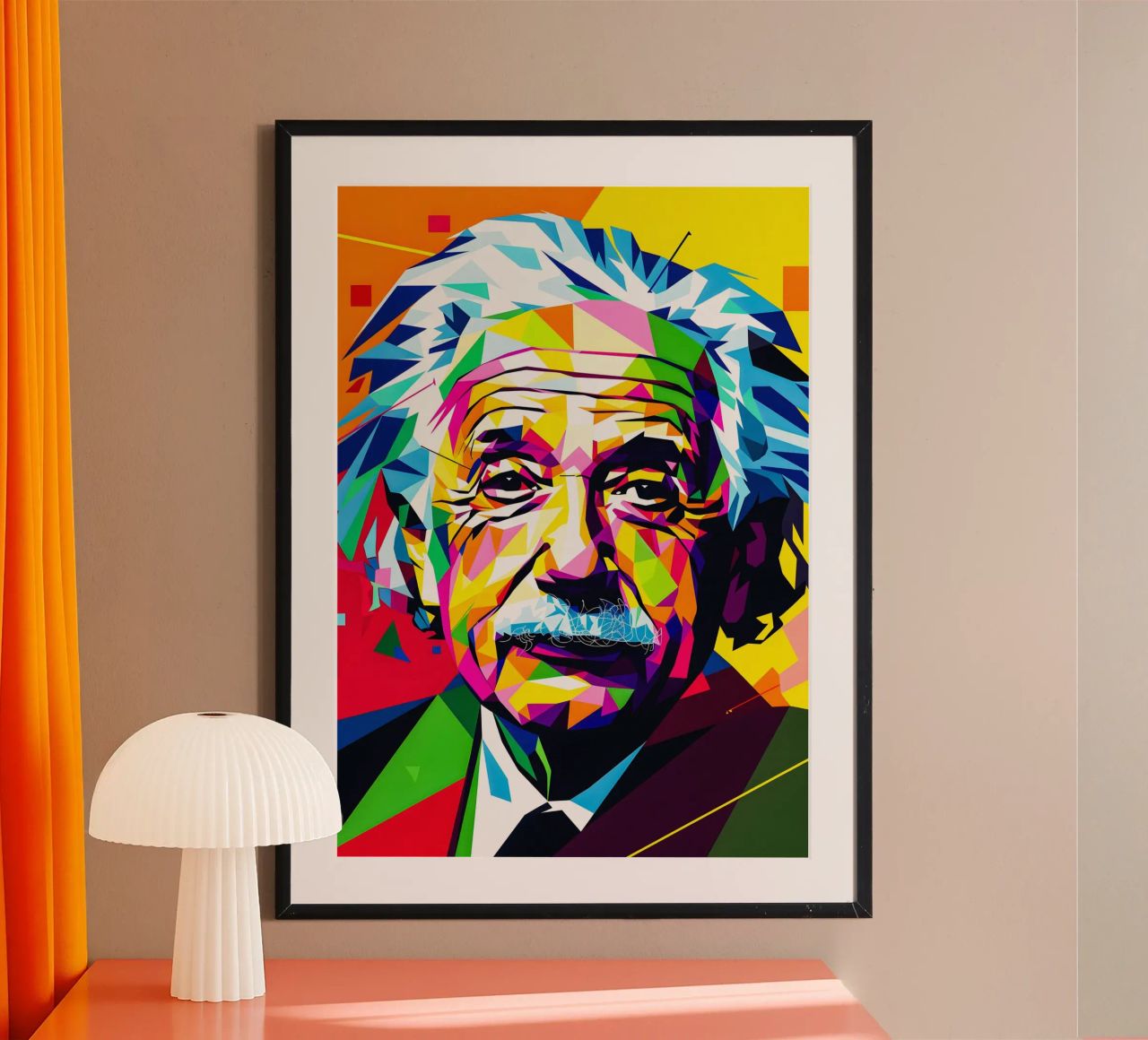 Albert Einstein carta hahnemühle da HopeStudio
