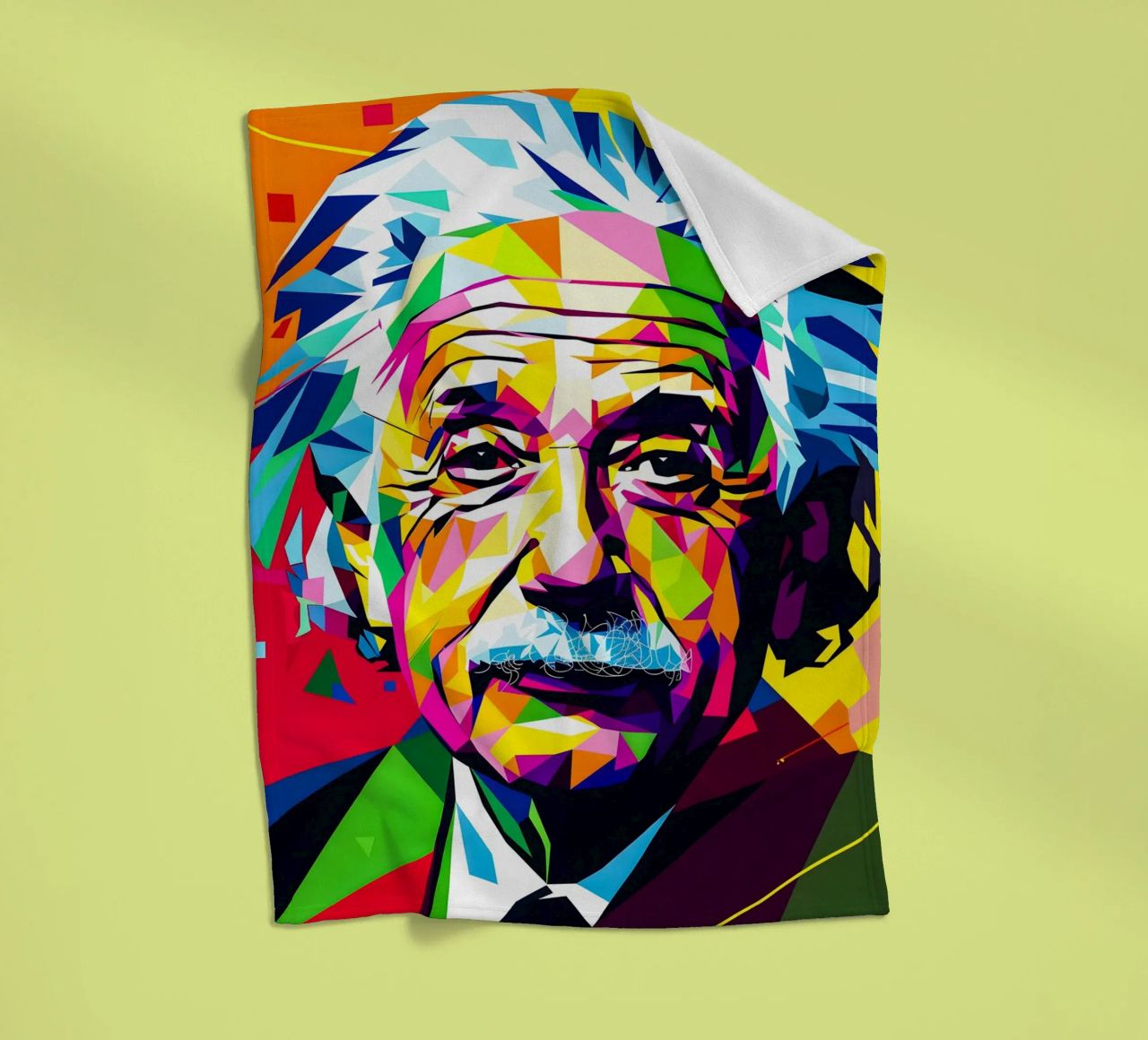 Albert Einstein coperta in pile da HopeStudio