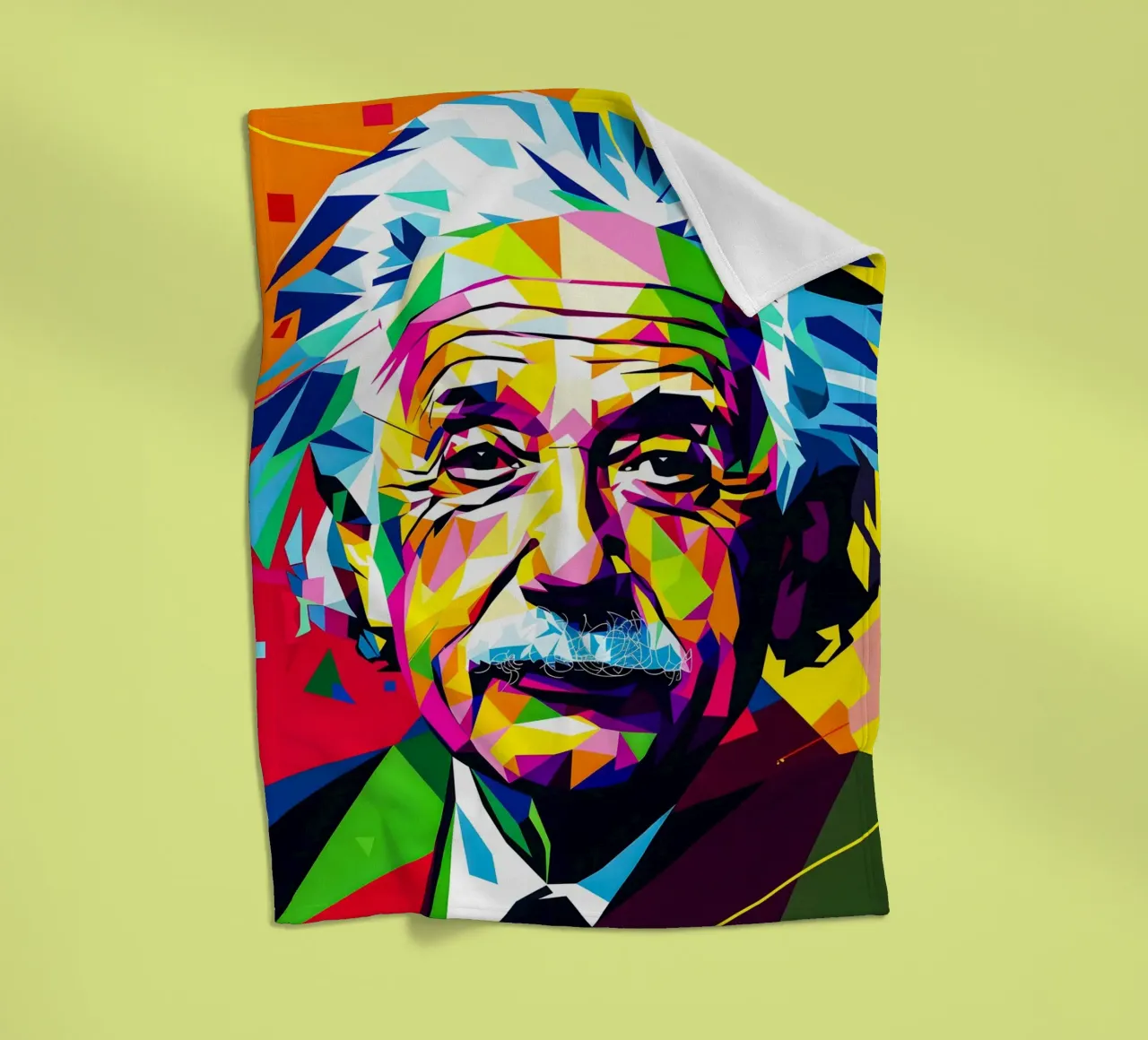 Albert Einstein coperta in pile da HopeStudio