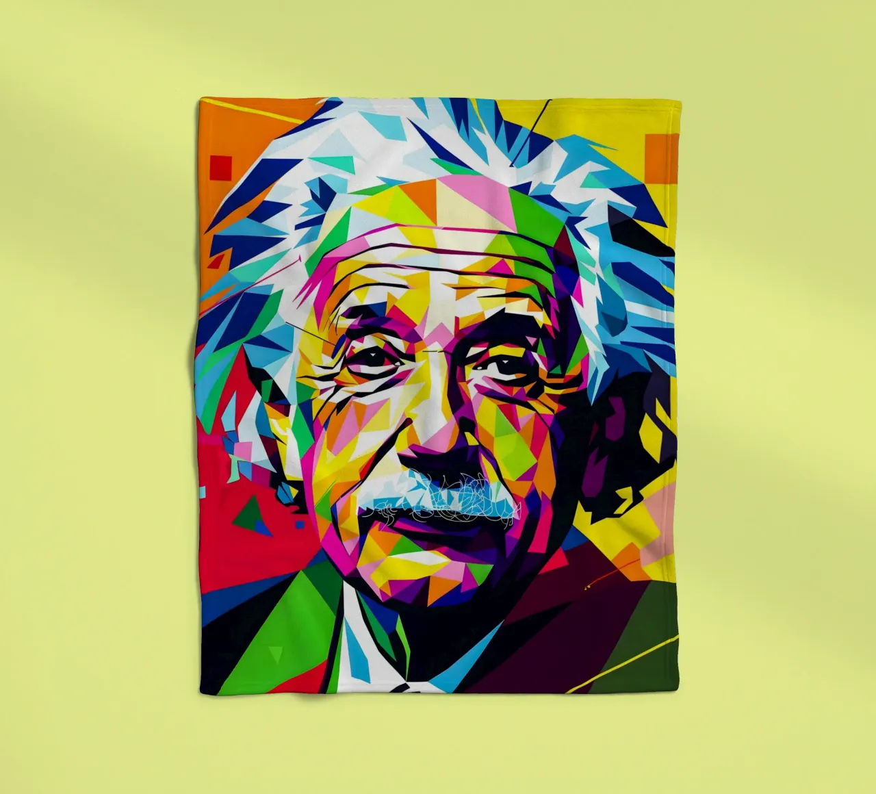 Albert Einstein coperta in pile da HopeStudio