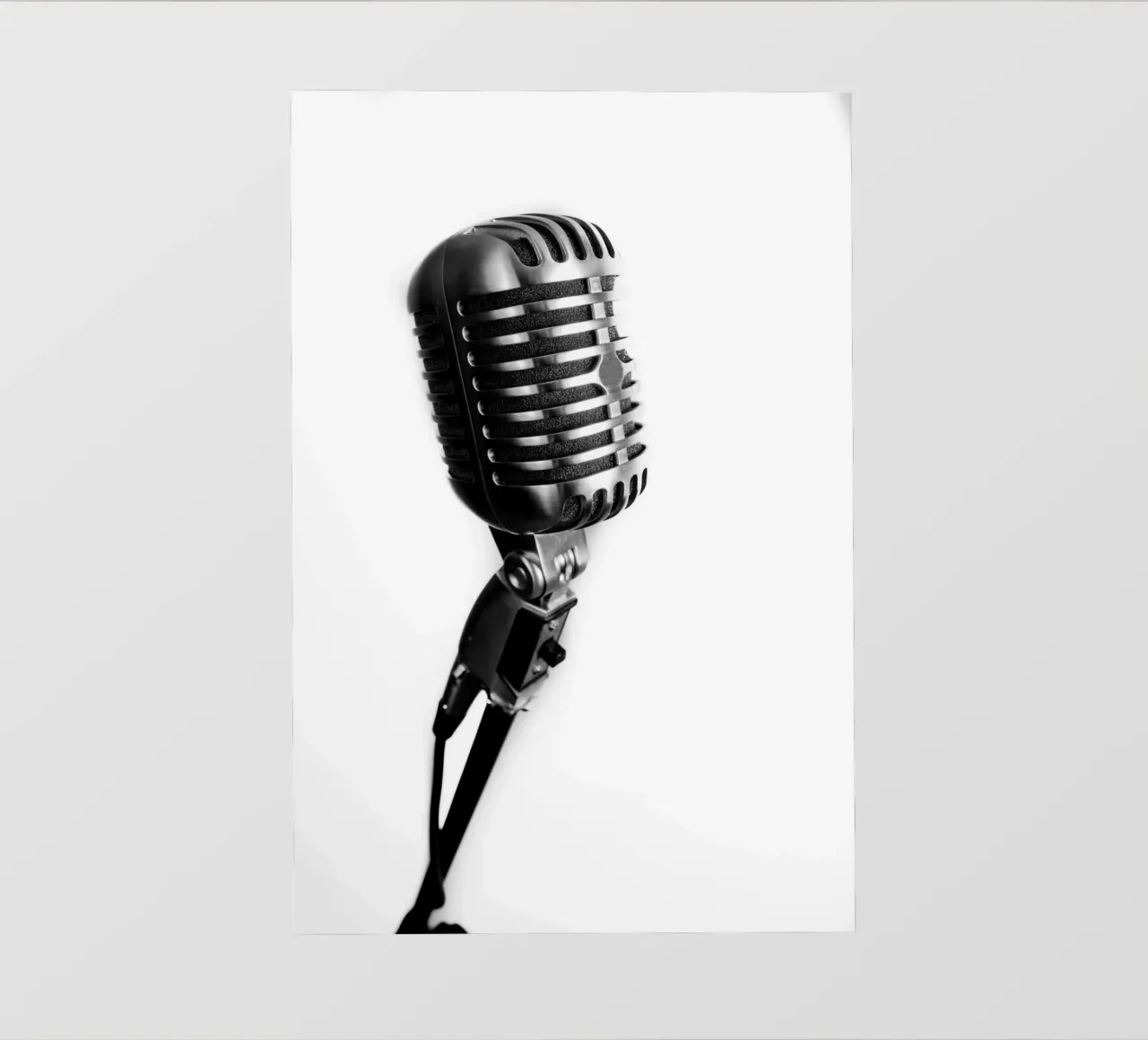 Microfono classico pellicola backlit da anderm