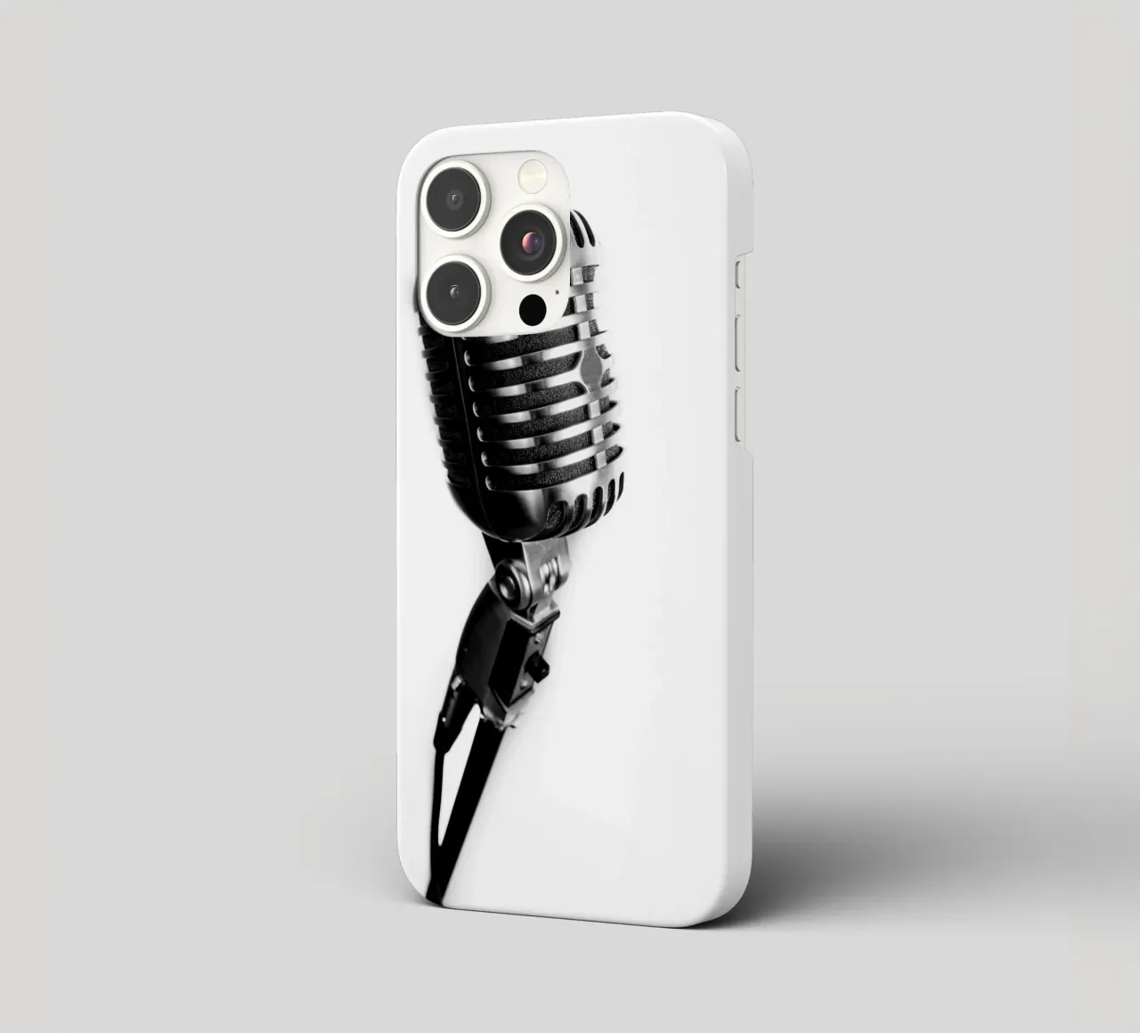 Microfono classico cover iphone da anderm
