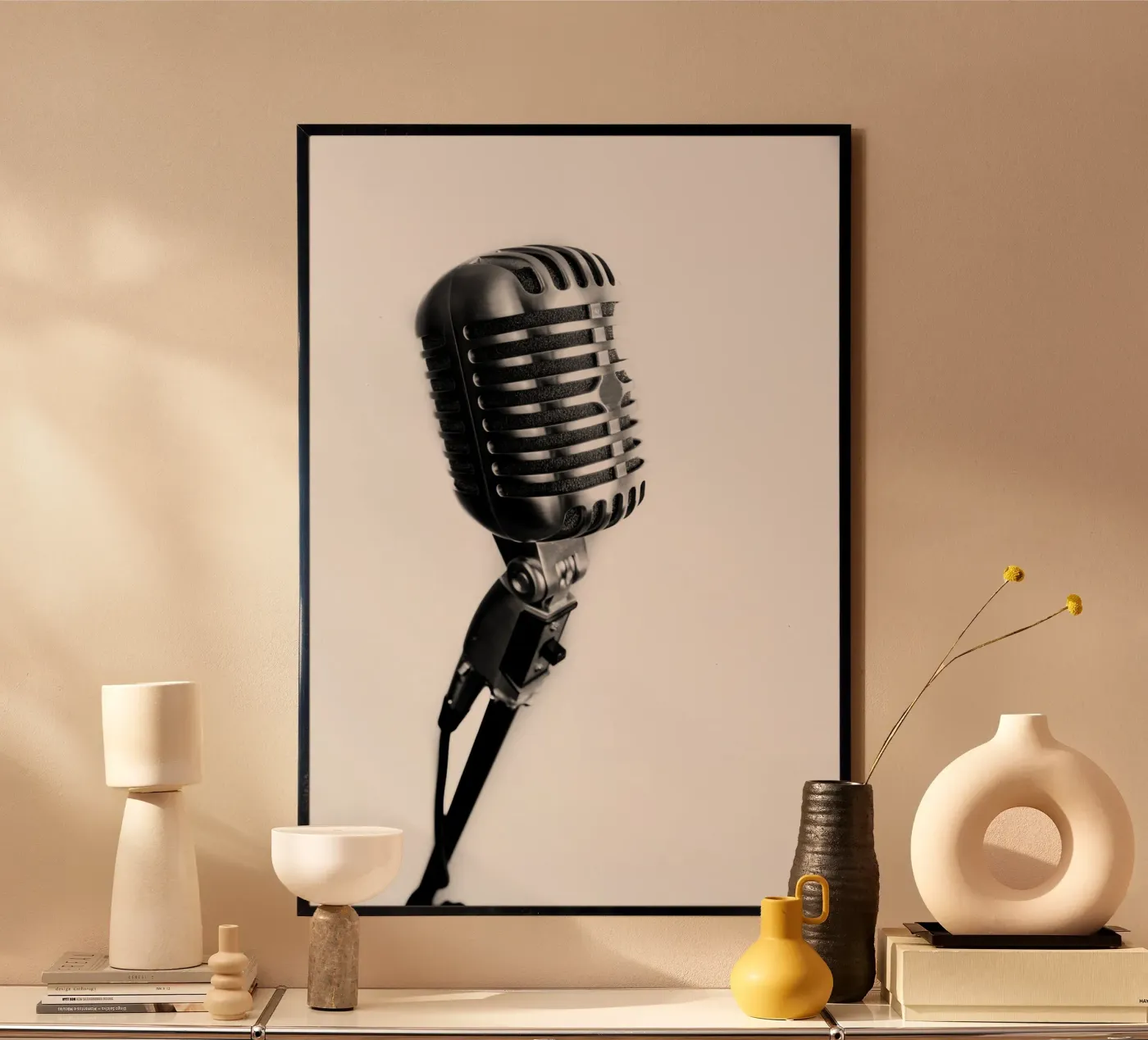 Classic microphone Poster von anderm
