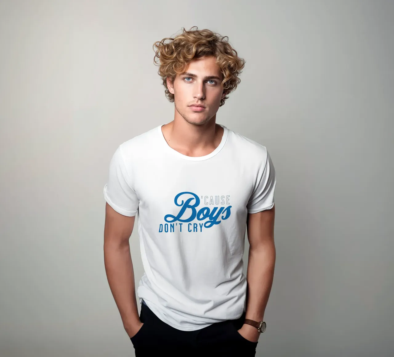 I ragazzi non piangono t-shirt da Gunawan Rb