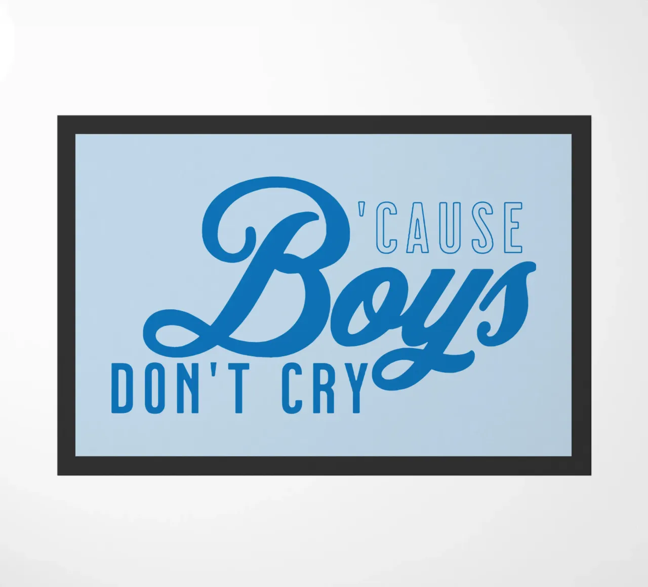 I ragazzi non piangono zerbino da Gunawan Rb