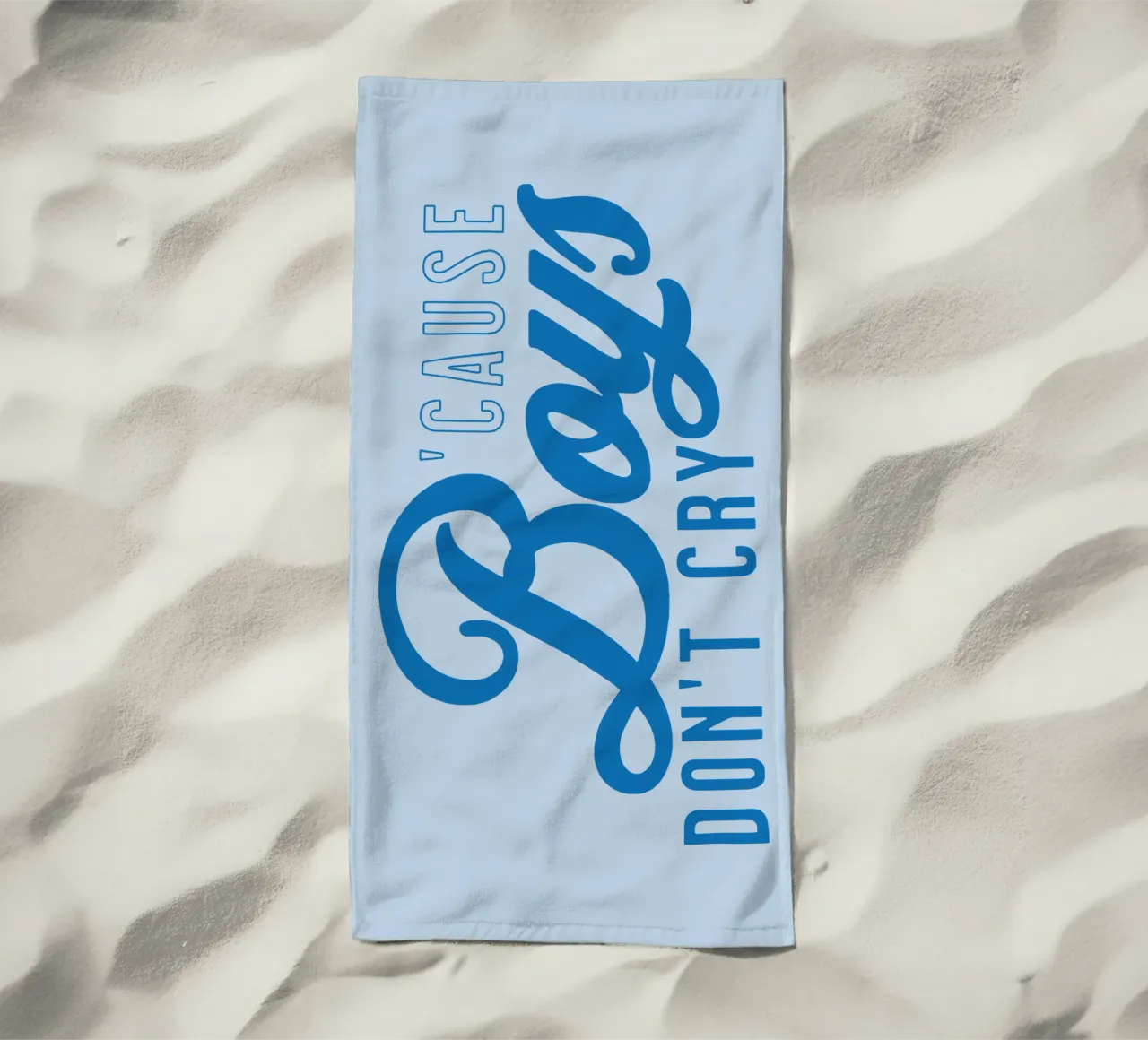 I ragazzi non piangono telo mare da Gunawan Rb