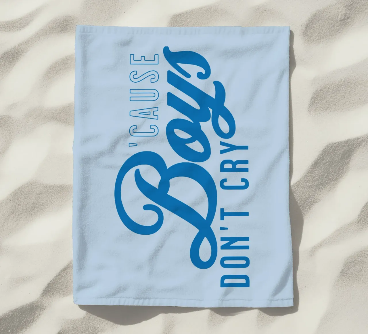 I ragazzi non piangono telo mare da Gunawan Rb