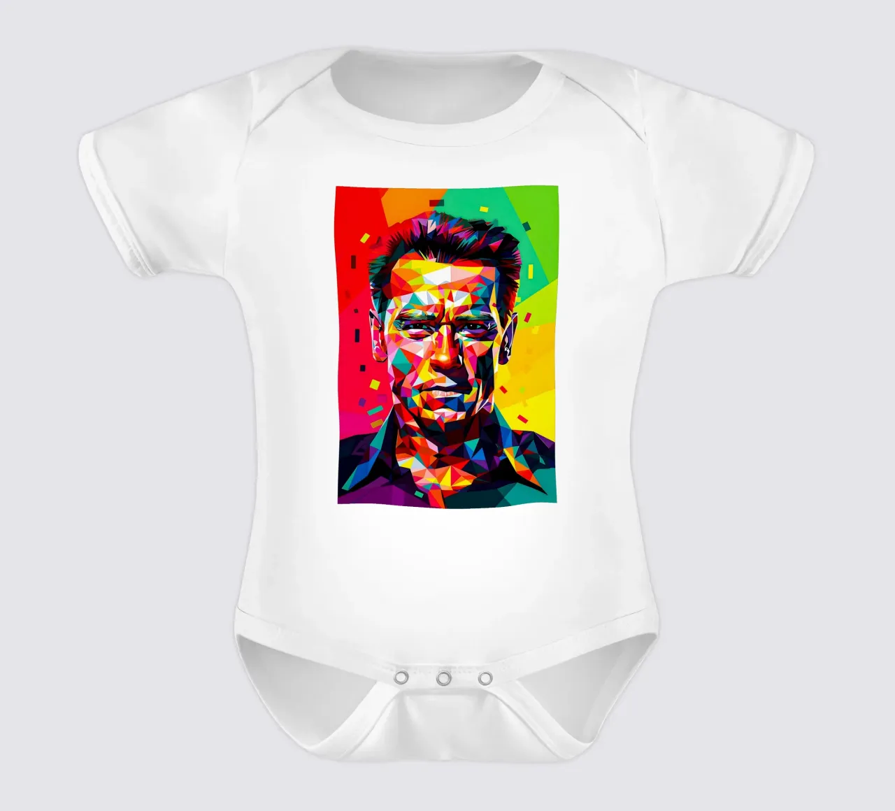 Arnold Schwarzenegger body neonato maniche corte da HopeStudio