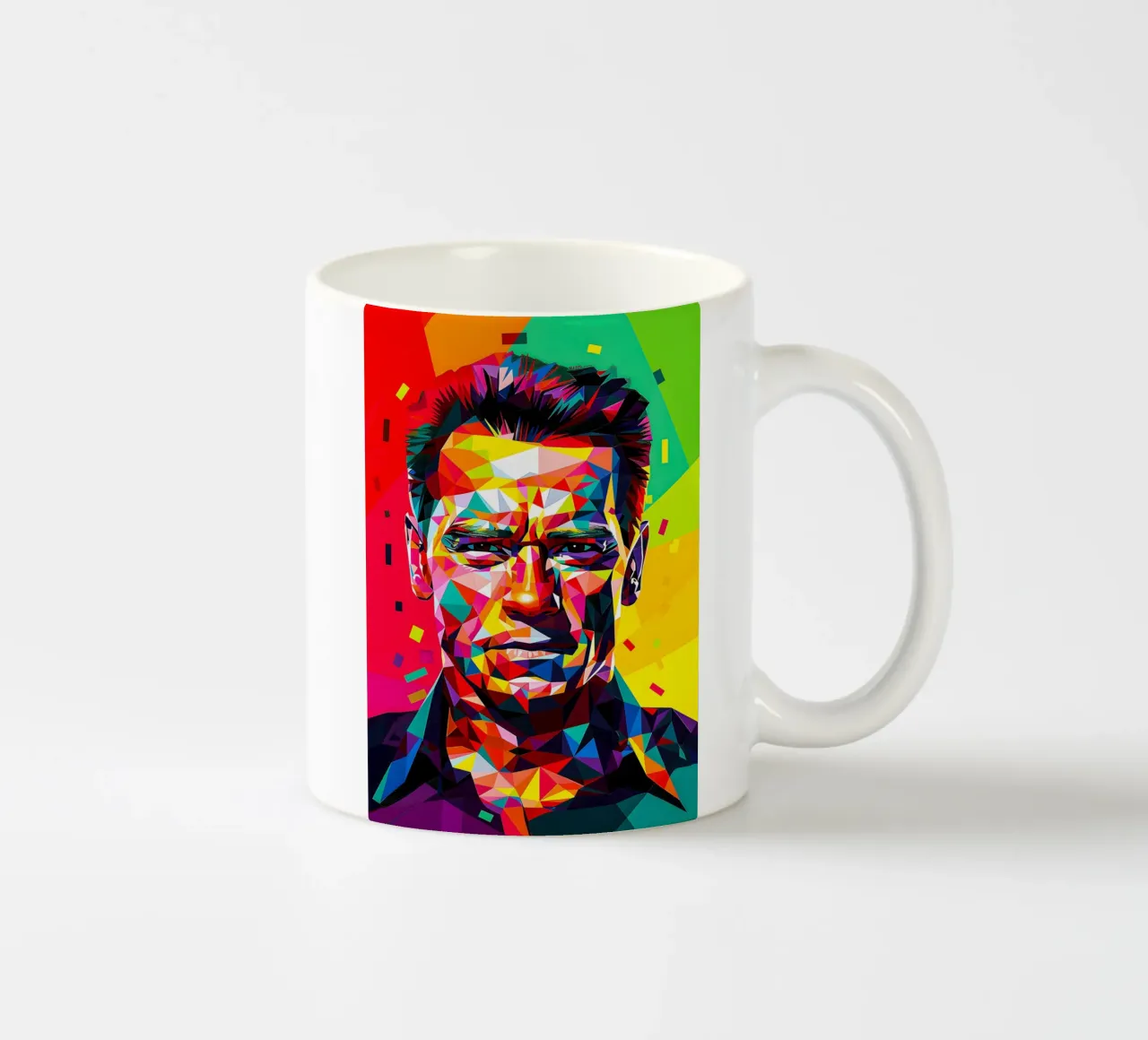 Arnold Schwarzenegger tazza in ceramica da HopeStudio