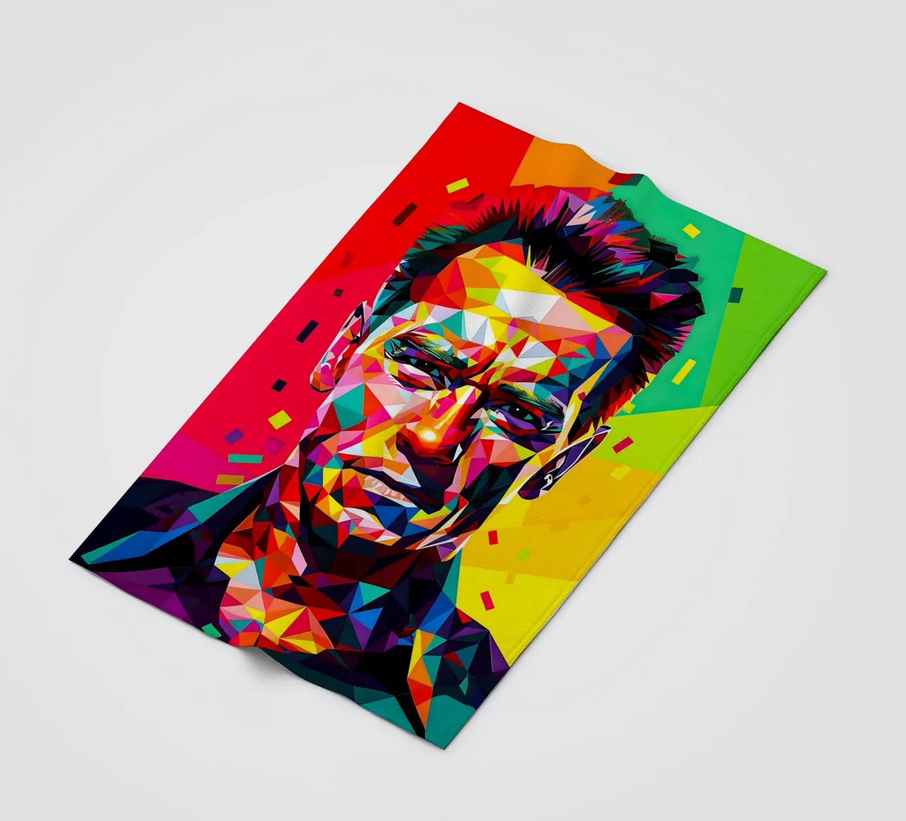 Arnold Schwarzenegger fleece blanket by HopeStudio