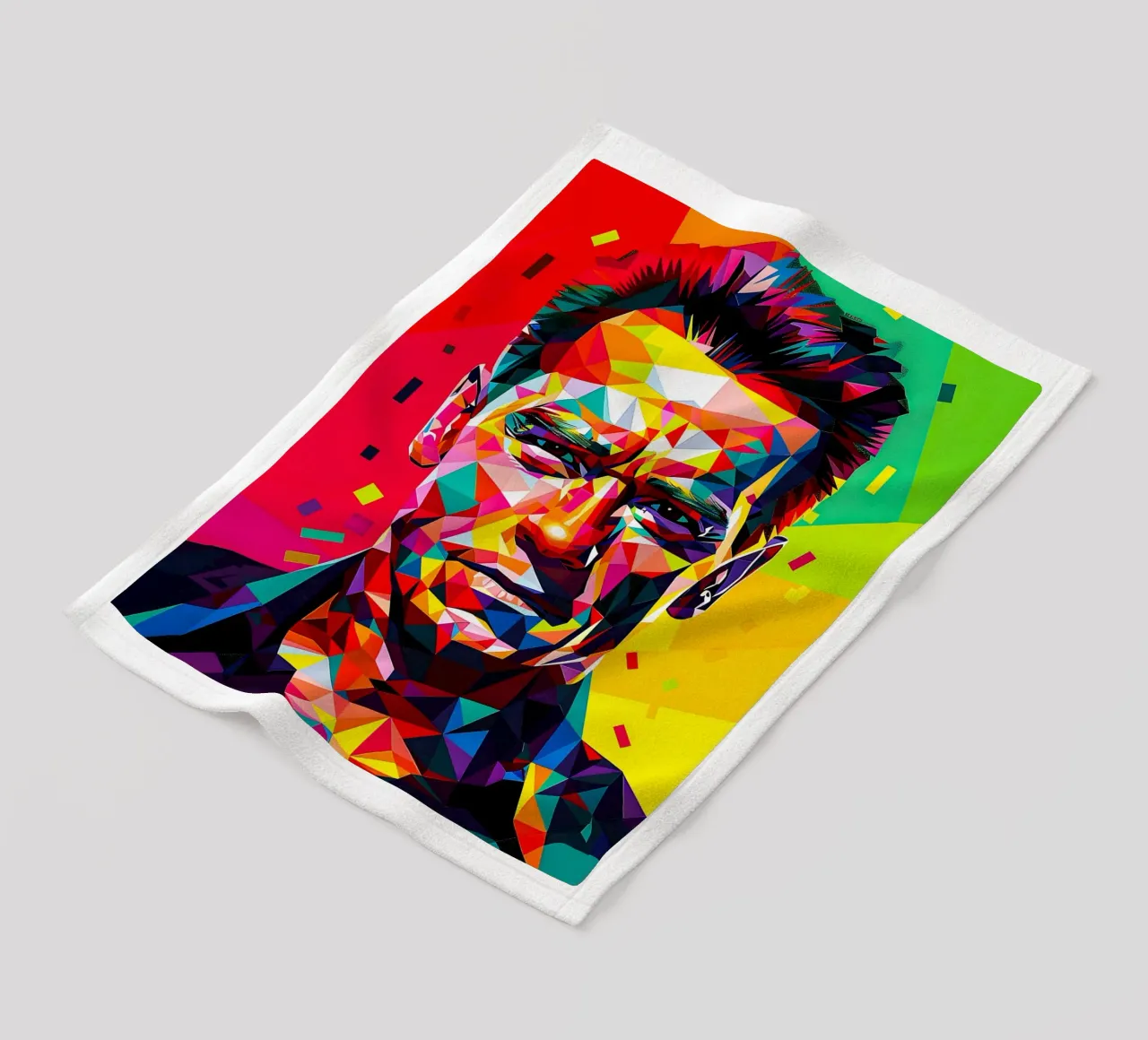 Arnold Schwarzenegger fleece blanket by HopeStudio