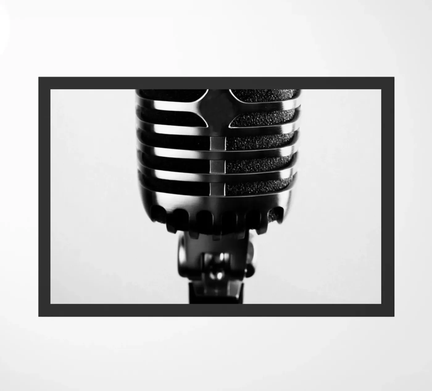 Classic microphone paillasson de anderm