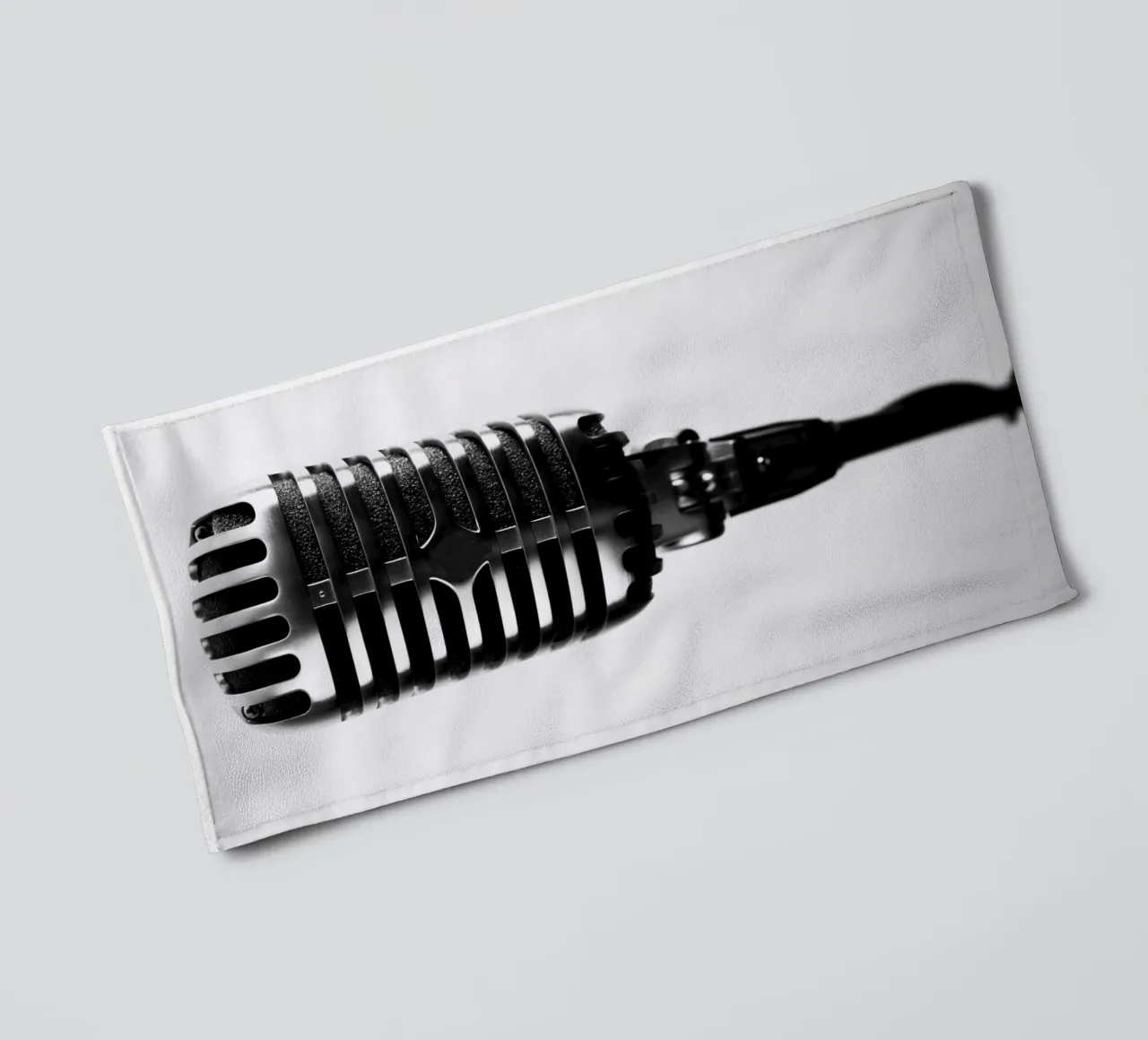 Microfono classico asciugamano da bagno da anderm