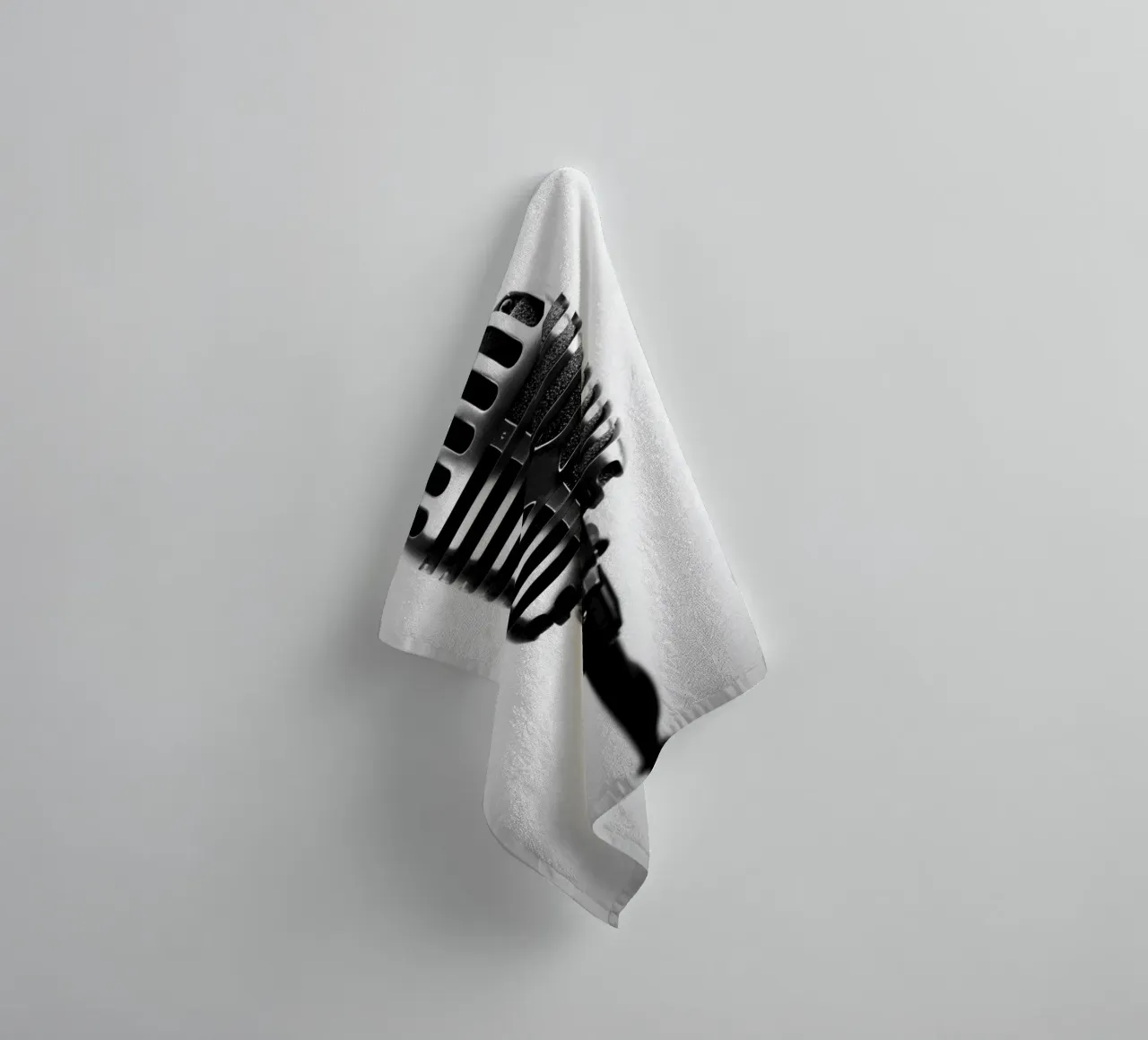 Microfono classico asciugamano da bagno da anderm