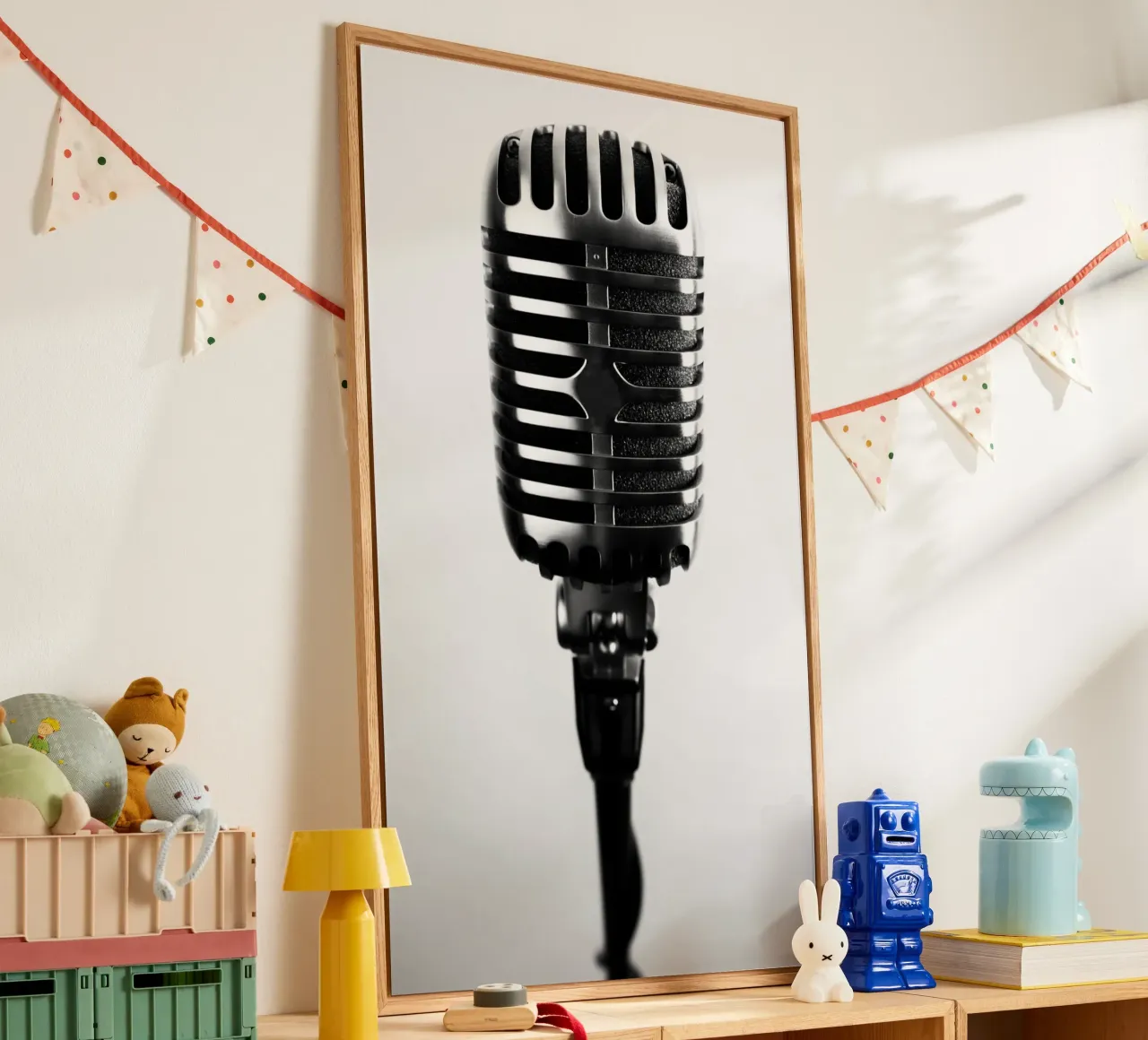 Microfono classico plexiglass da anderm