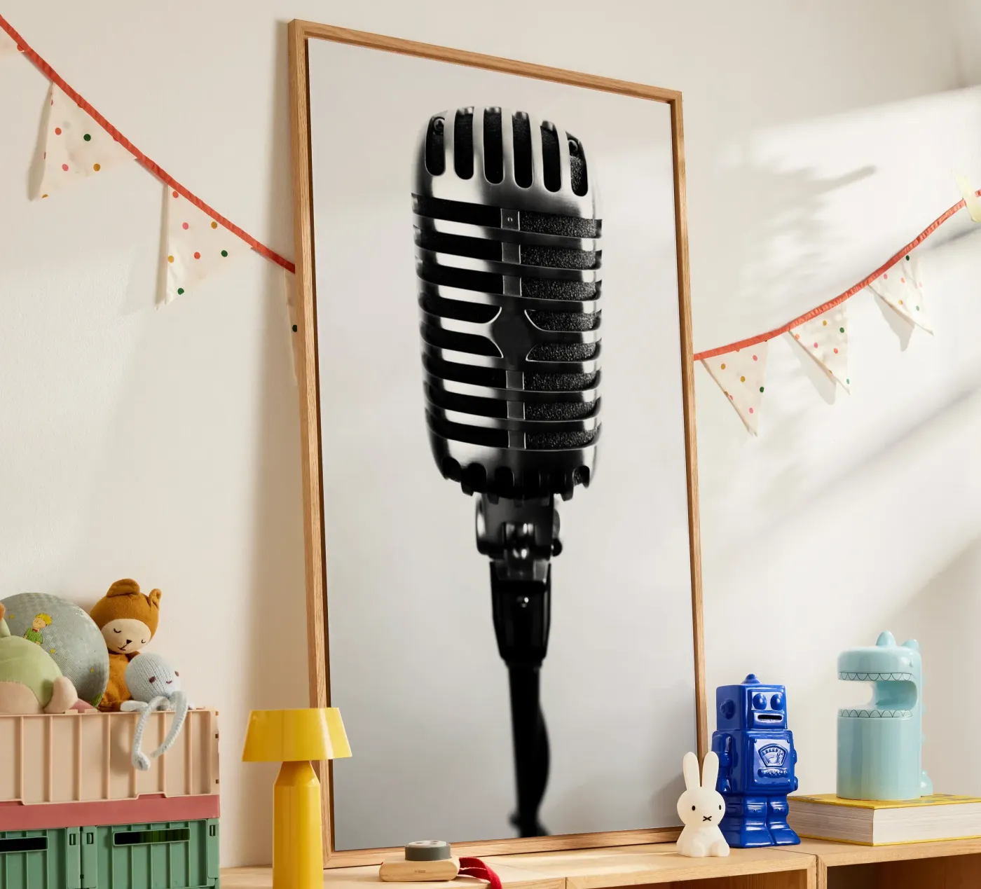 Microfono classico plexiglass da anderm