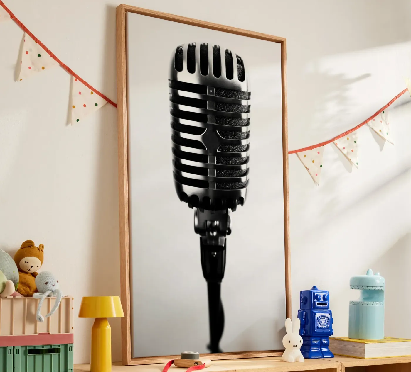 Microfono classico tela da anderm