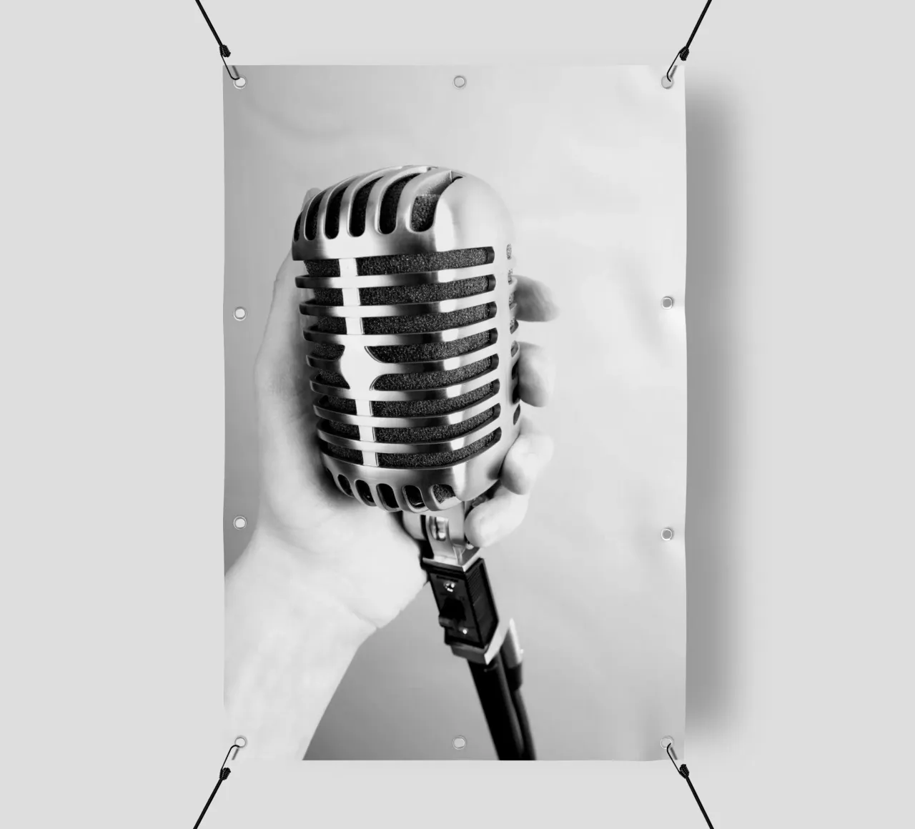 Microfono classico telo in pvc da anderm
