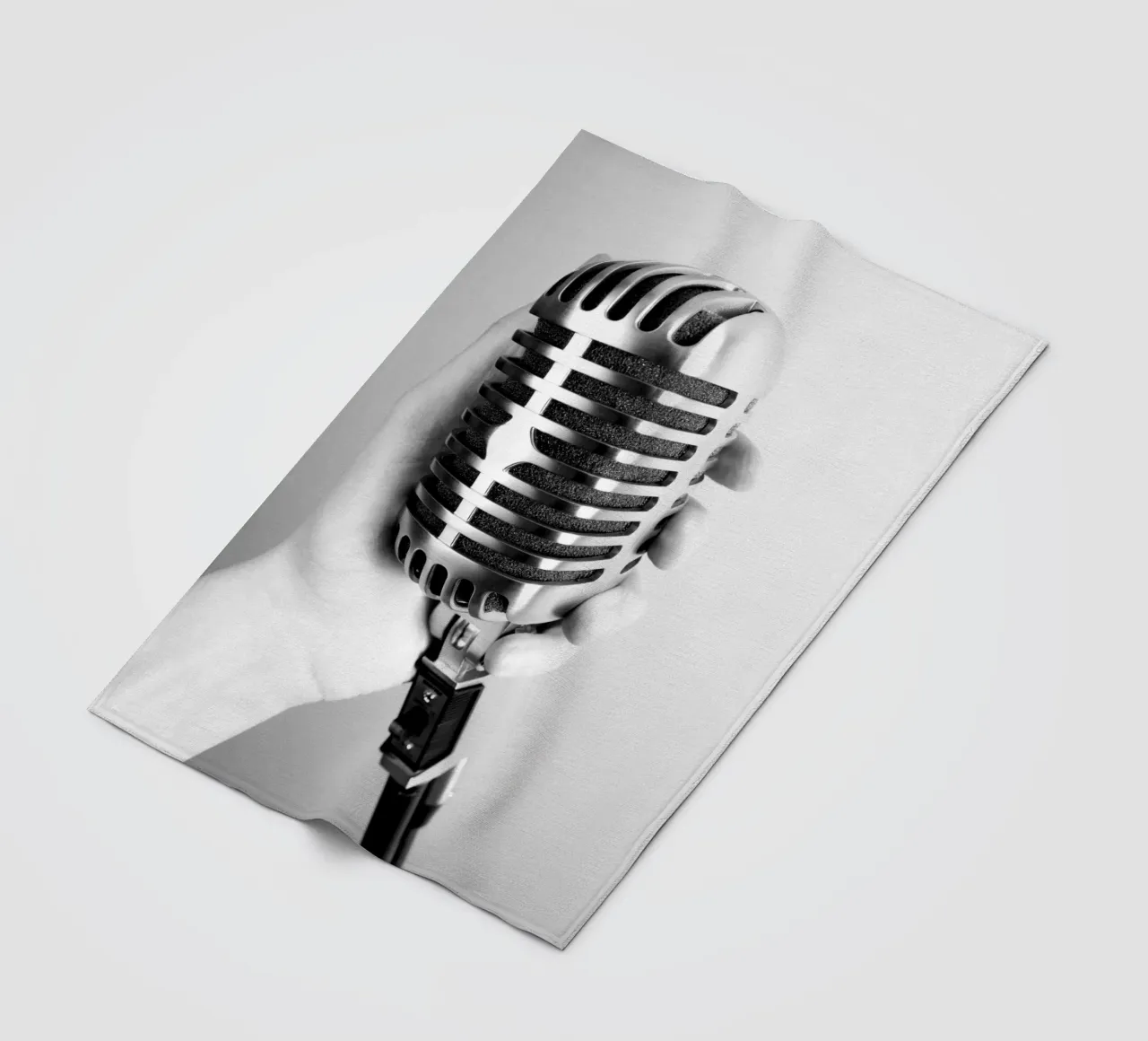 Microfono classico coperta in pile da anderm