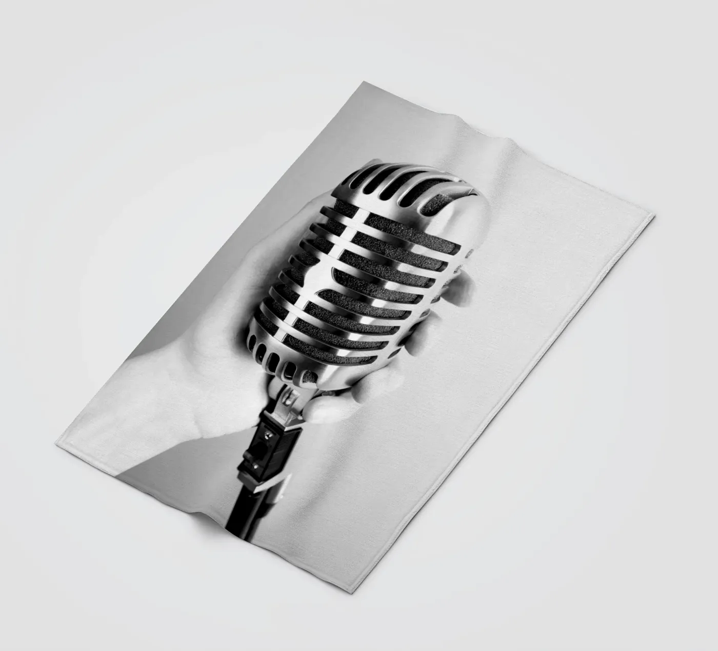 Microfono classico coperta in pile da anderm